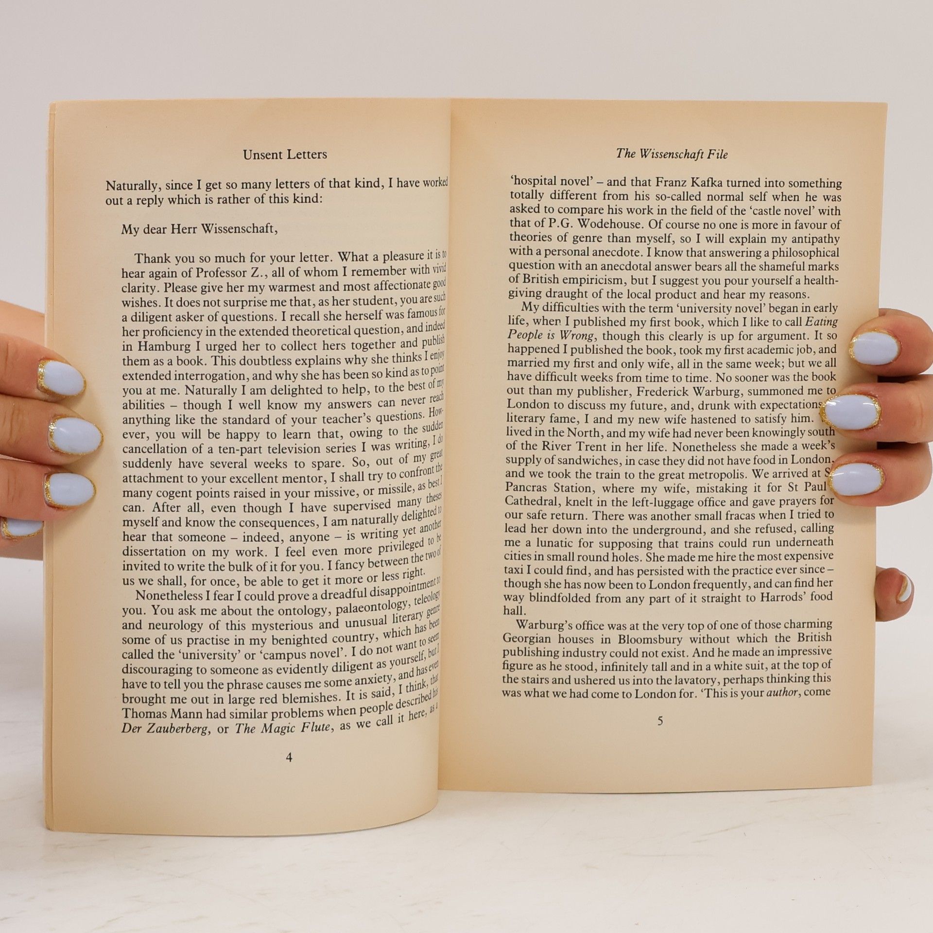 Malcolm Bradbury Unsent Letters
