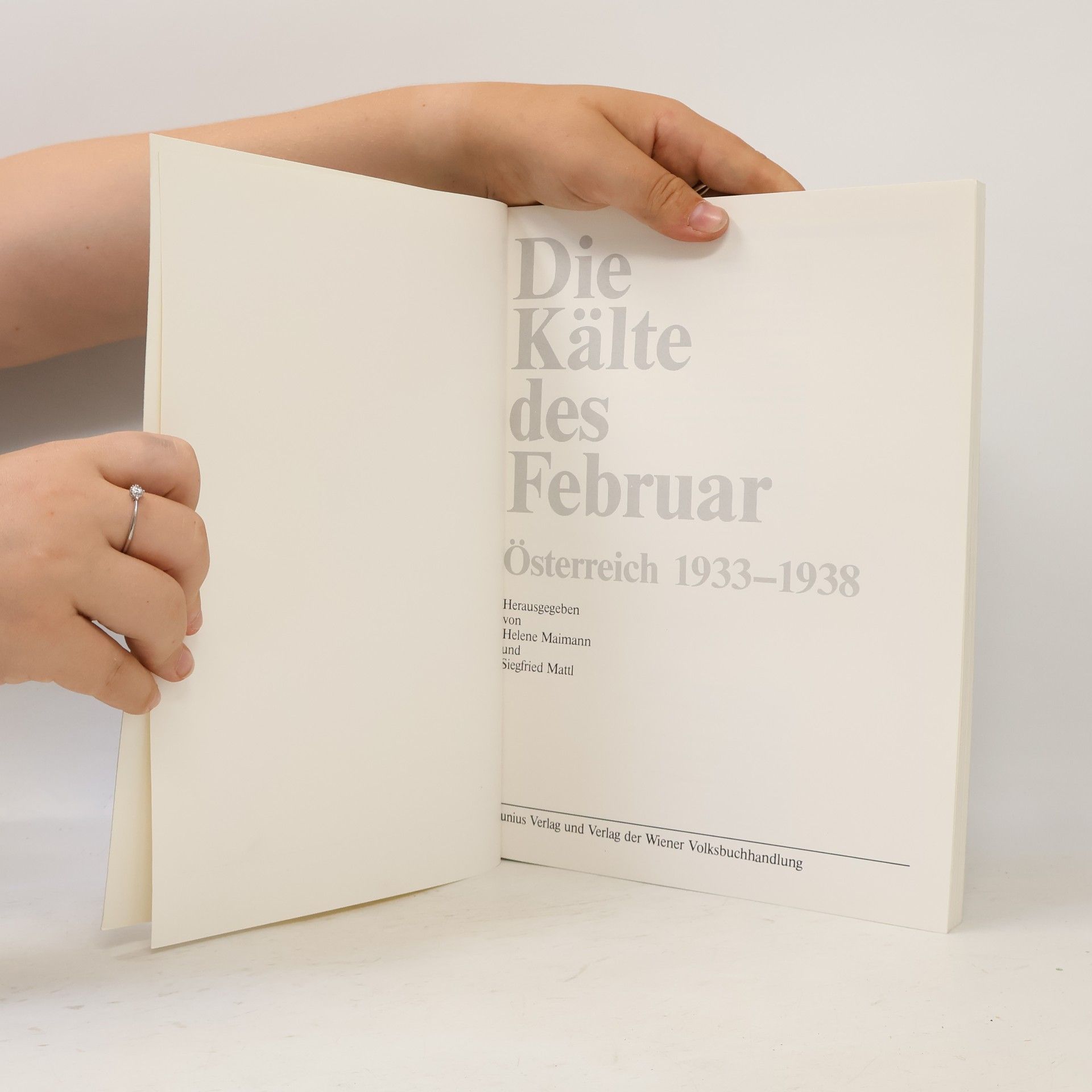 Collectif d'auteurs Die Kälte des Februar: Österreich 1933–1938