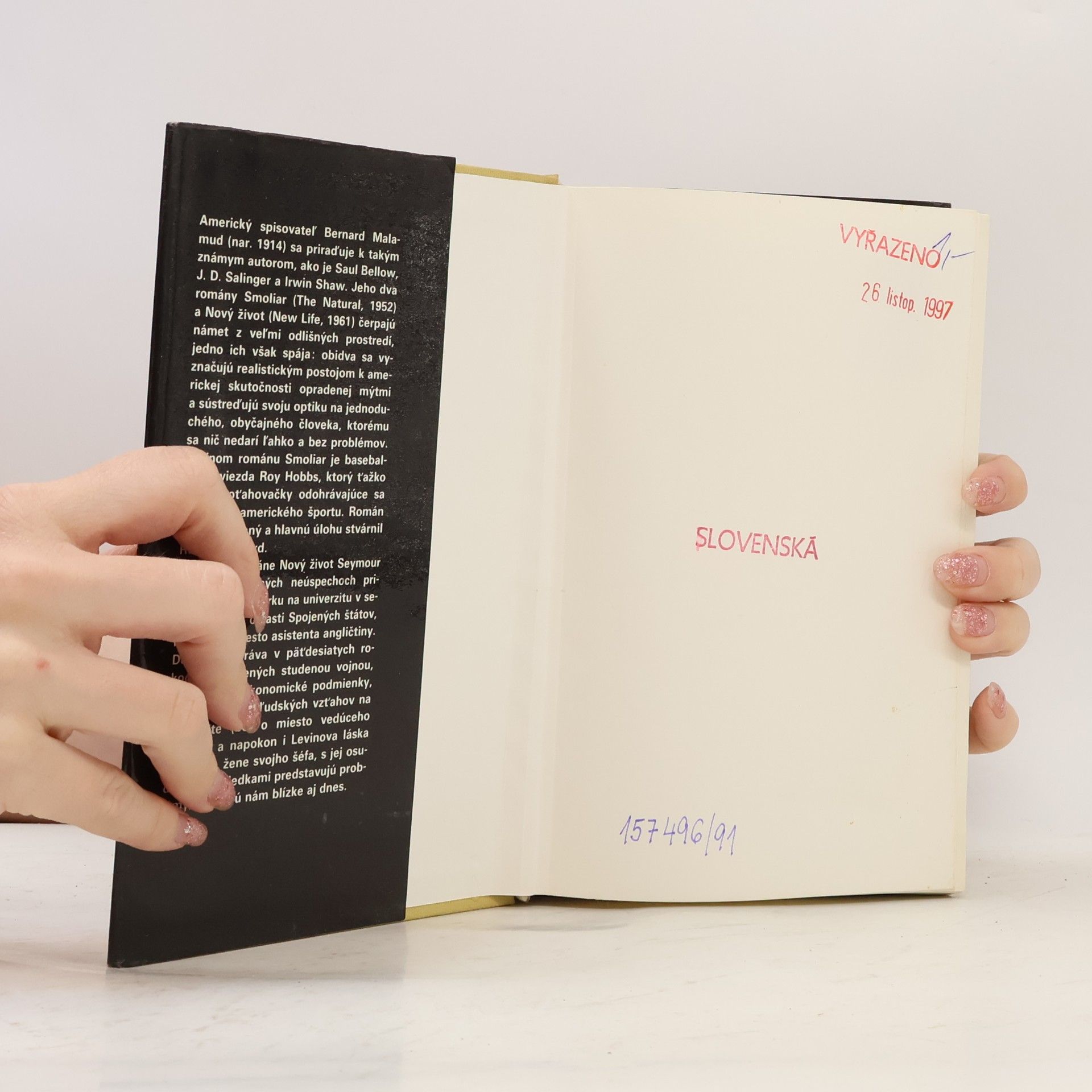Bernard Malamud Smoliar. Nový život