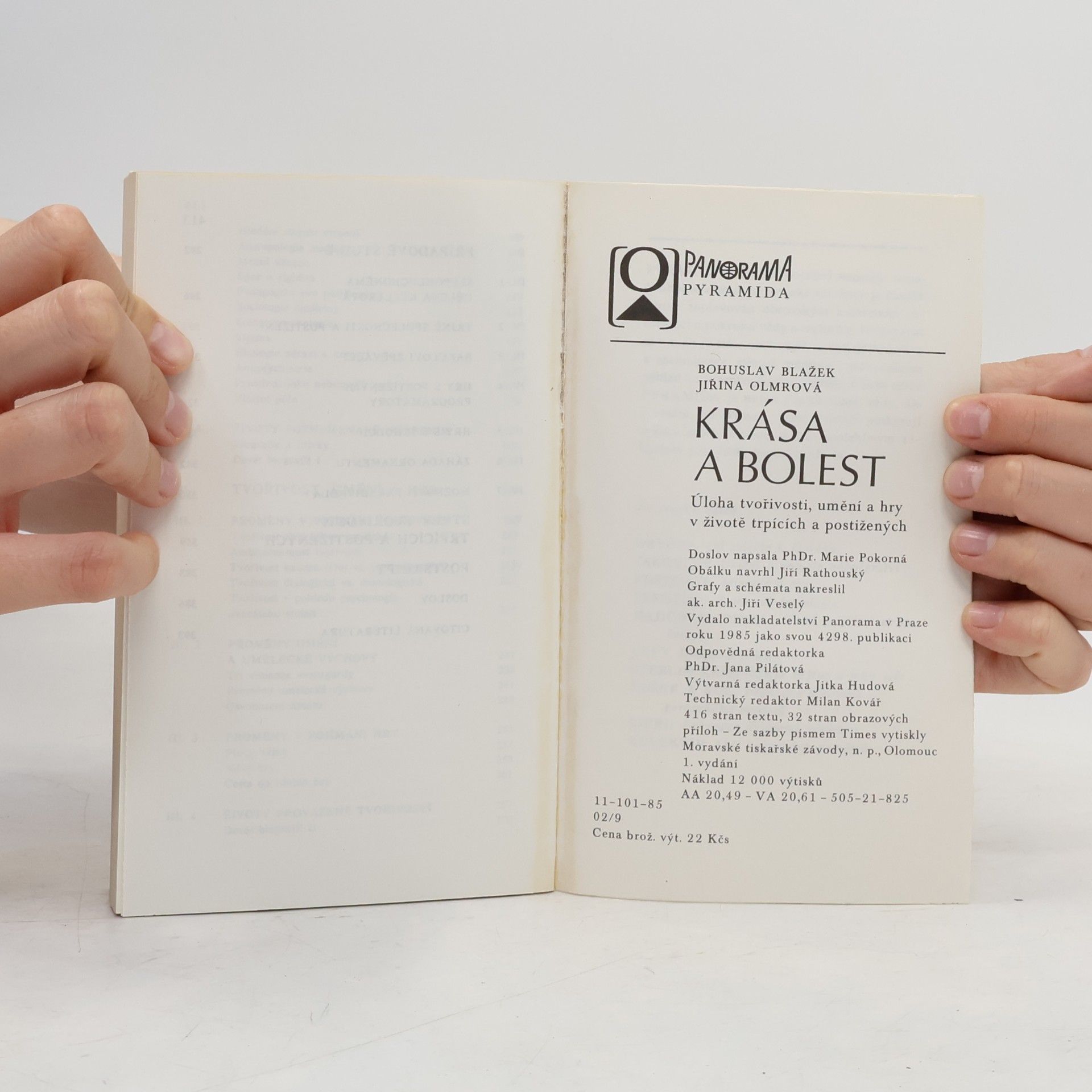 Bohuslav Blažek Krása a bolest