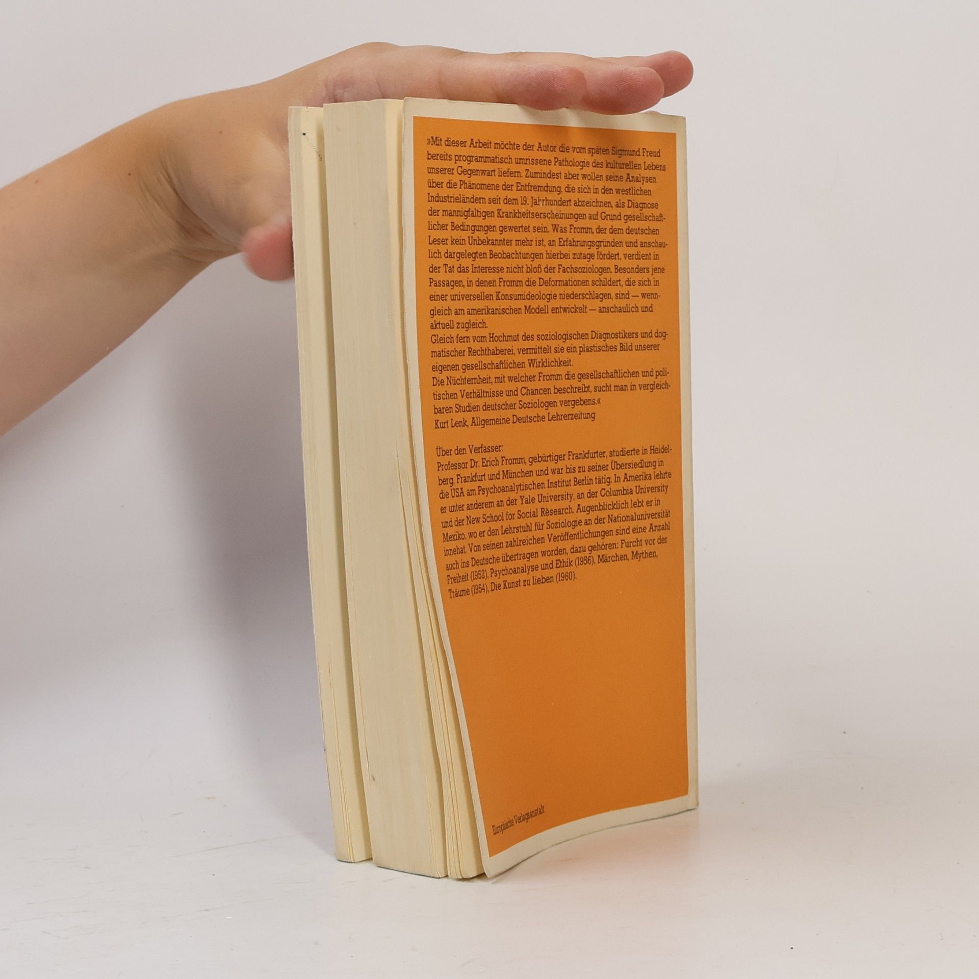 Erich Fromm Der moderne Mensch und seine Zukunft
