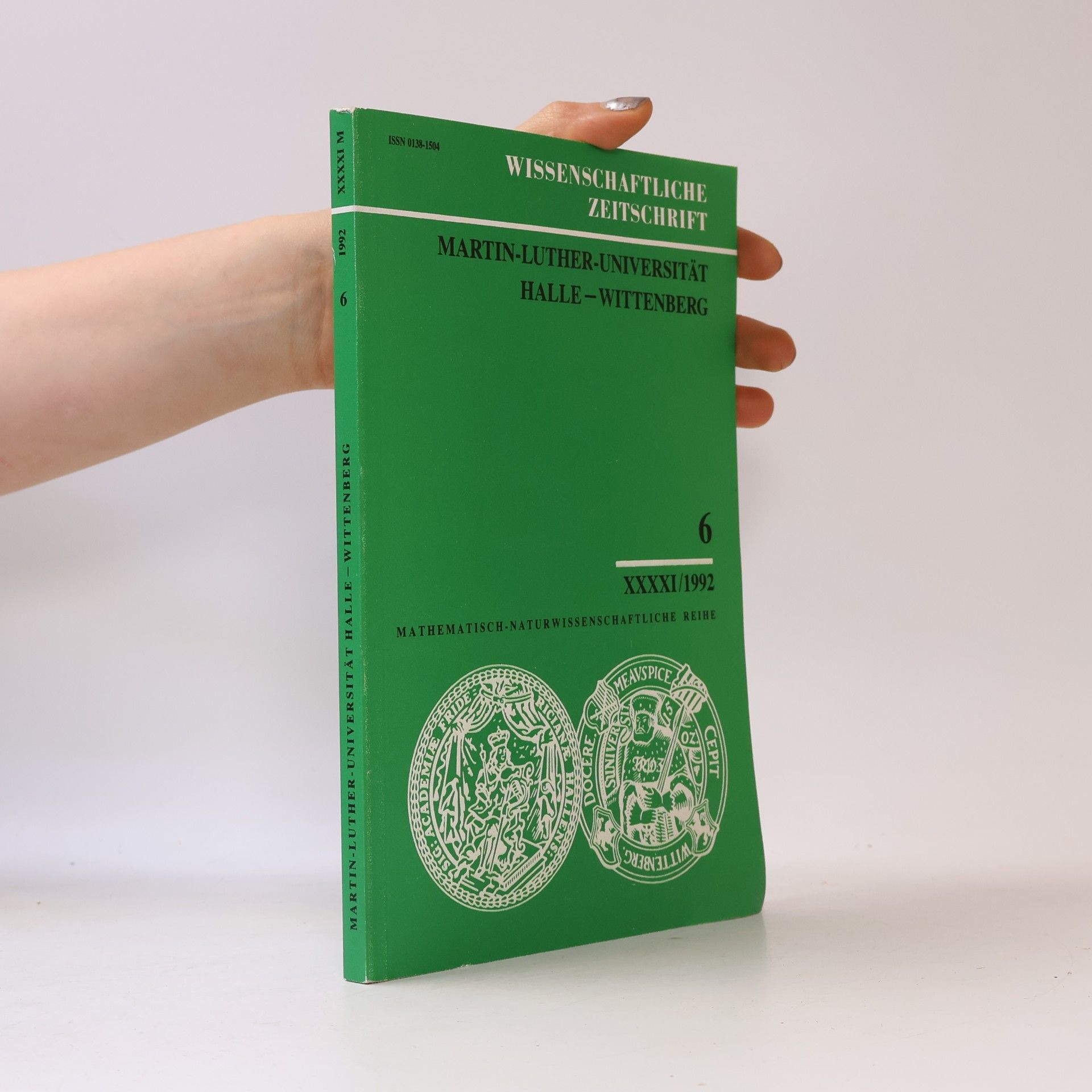 Autorenkollektiv Wissenschaftliche Zeitschrift der Martin-Luther-Universität Halle-Wittenberg