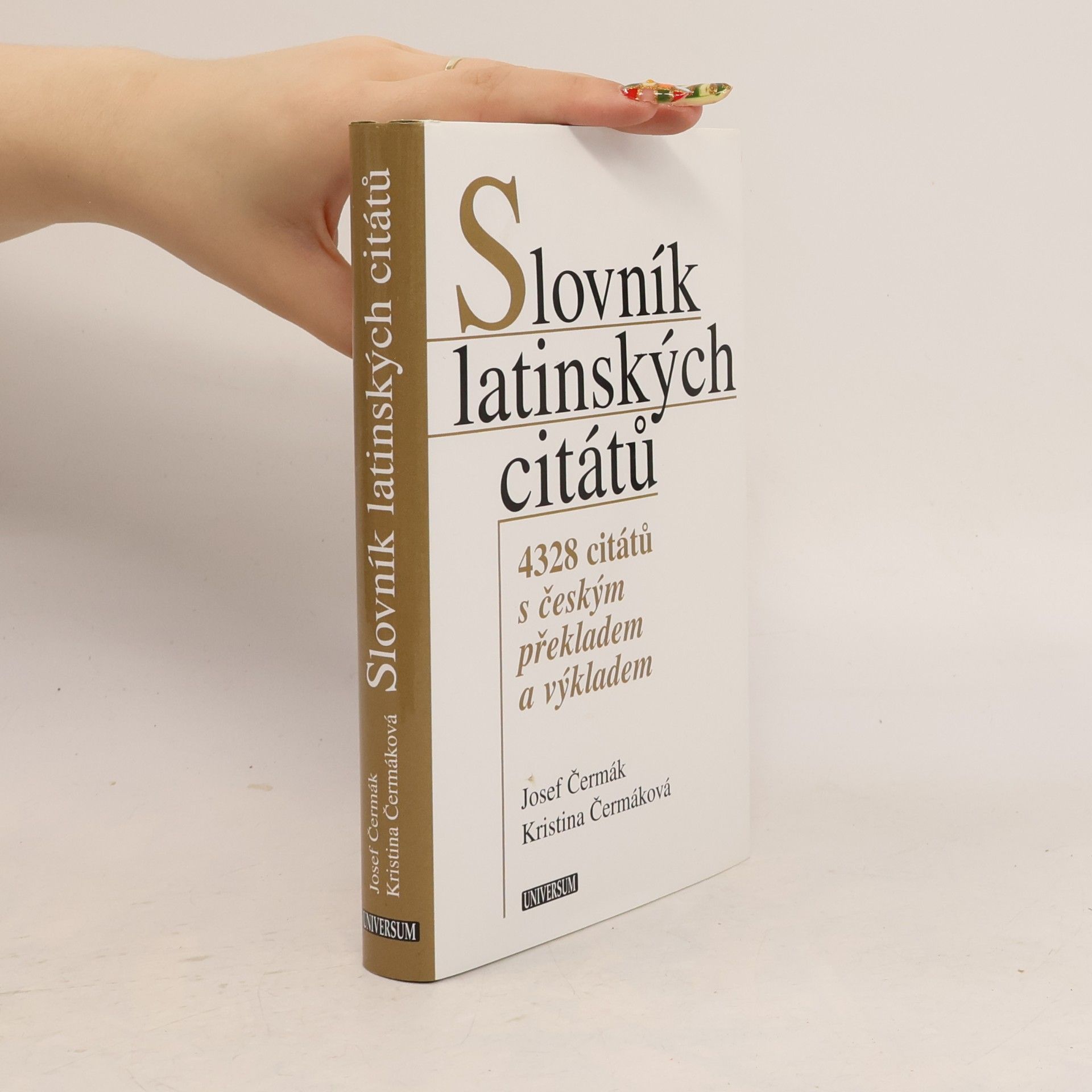 Josef Čermák Slovník latinských citátů - 4328 citátů s českým překladem a výkladem