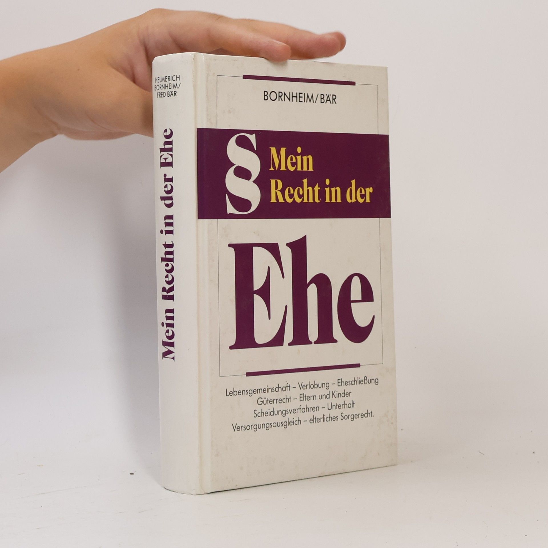 Fred Bär Mein Recht in der Ehe