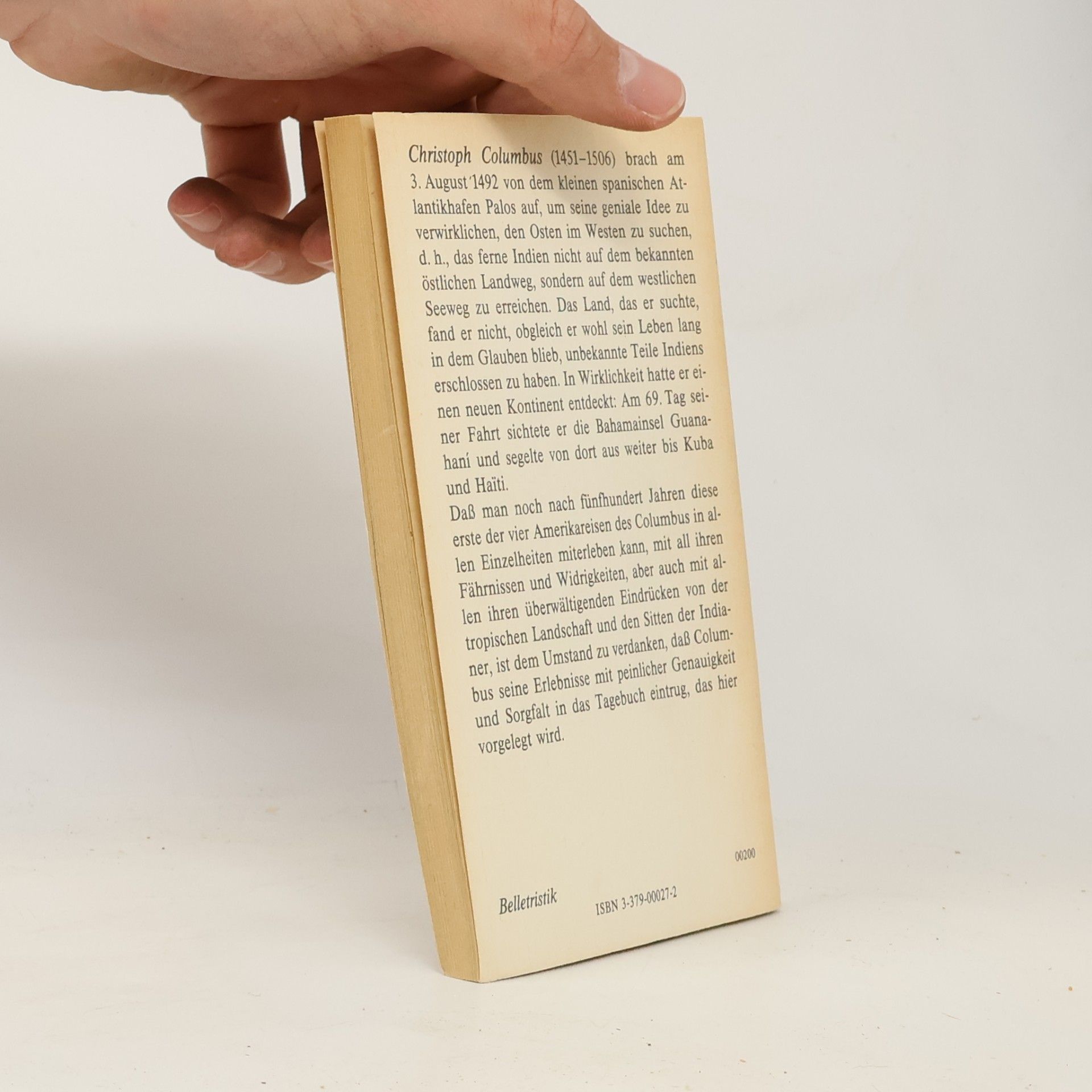 Cristoforo Colombo Schiffstagebuch