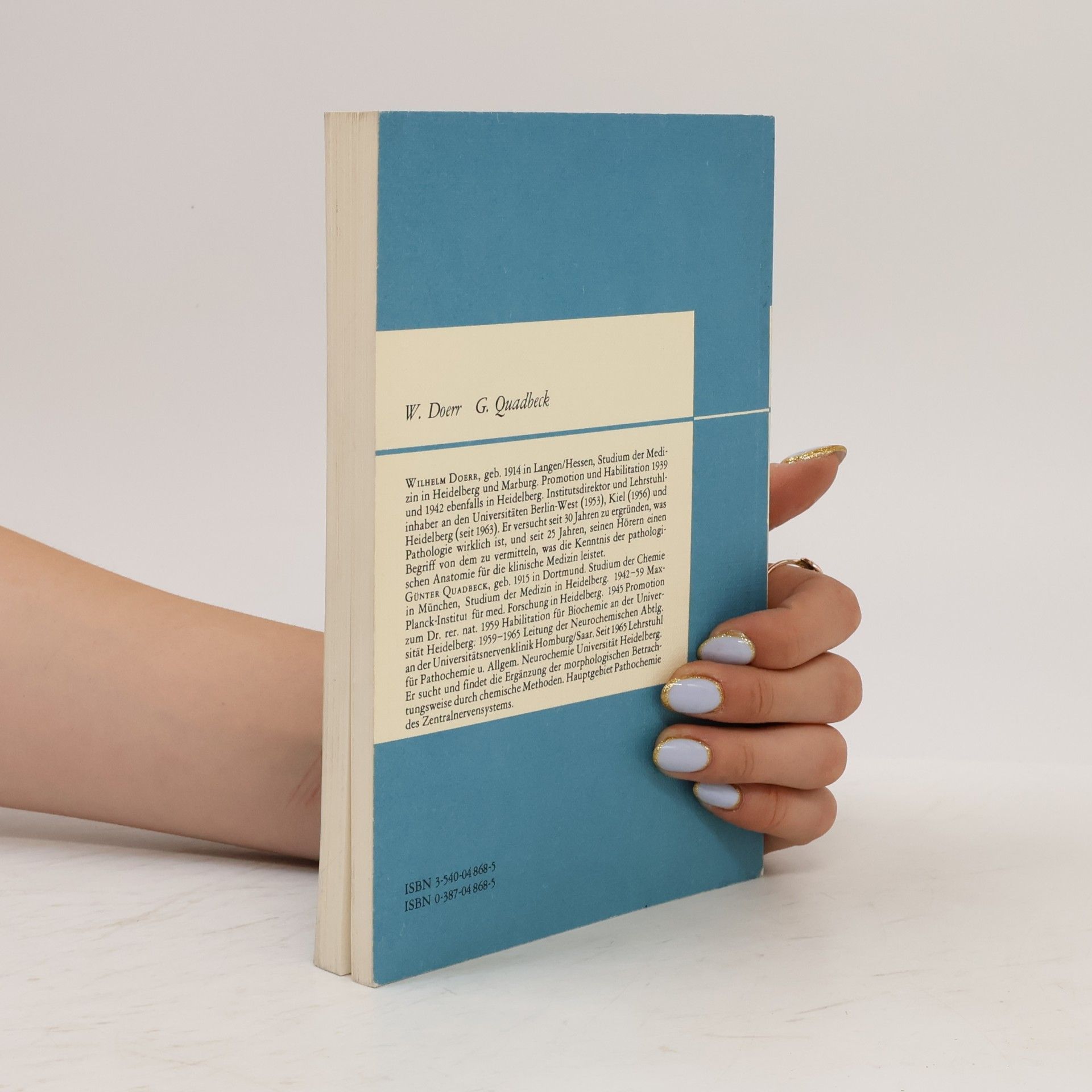 Günter Quadbeck Heidelberger Taschenbücher - 68: Allgemeine Pathologie