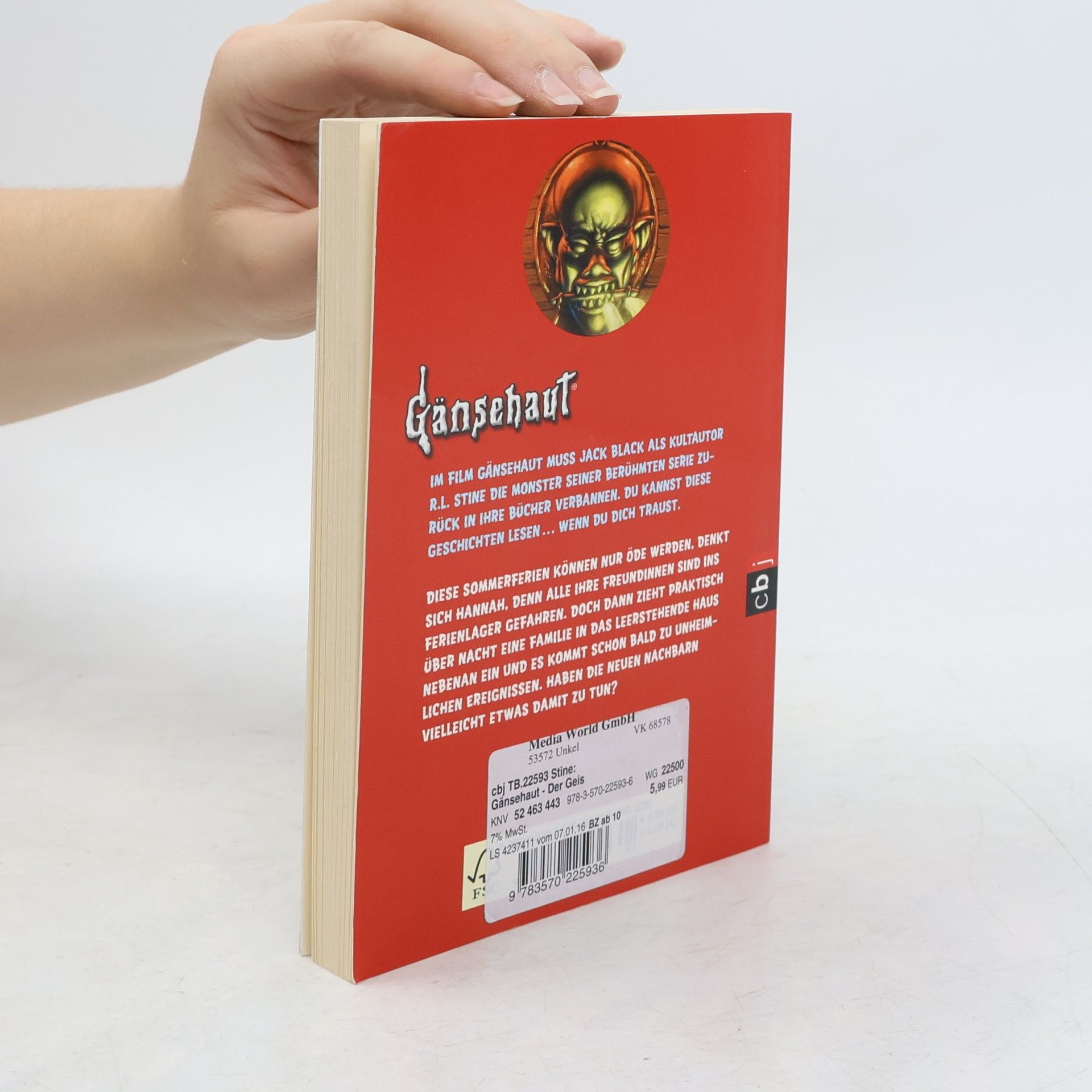 R. L. Stine Gänsehaut - der Geist von nebenan