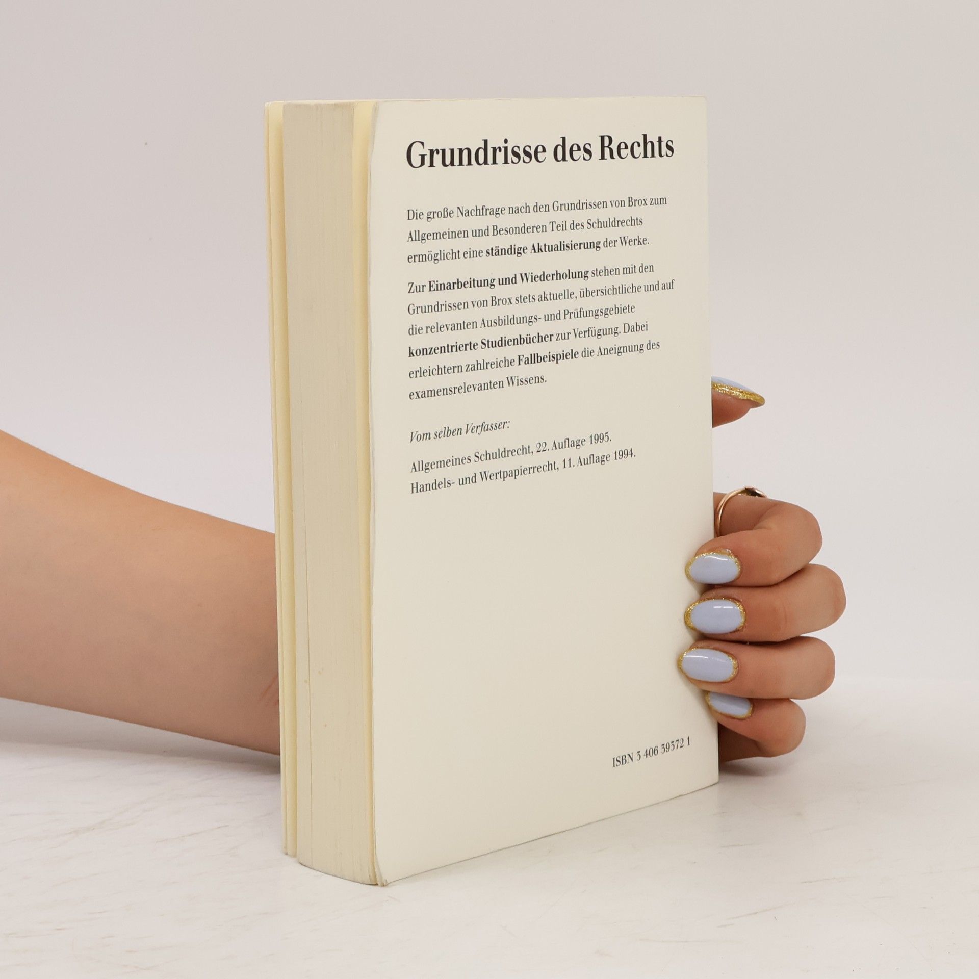 Hans Brox Besonderes Schuldrecht