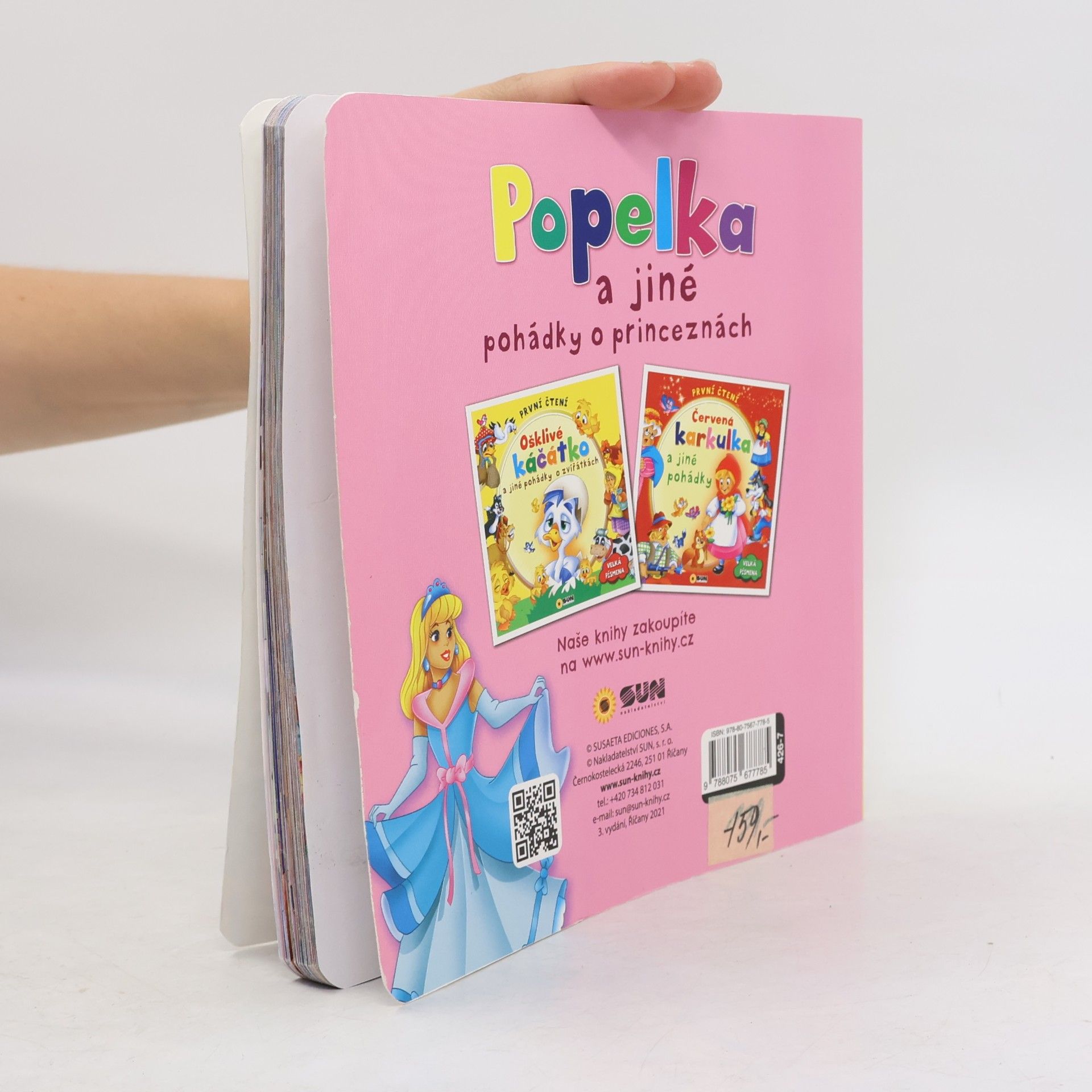 Autores varios Pohádky : velká písmena : mé první čtení Popelka a jiné pohádky o princeznách