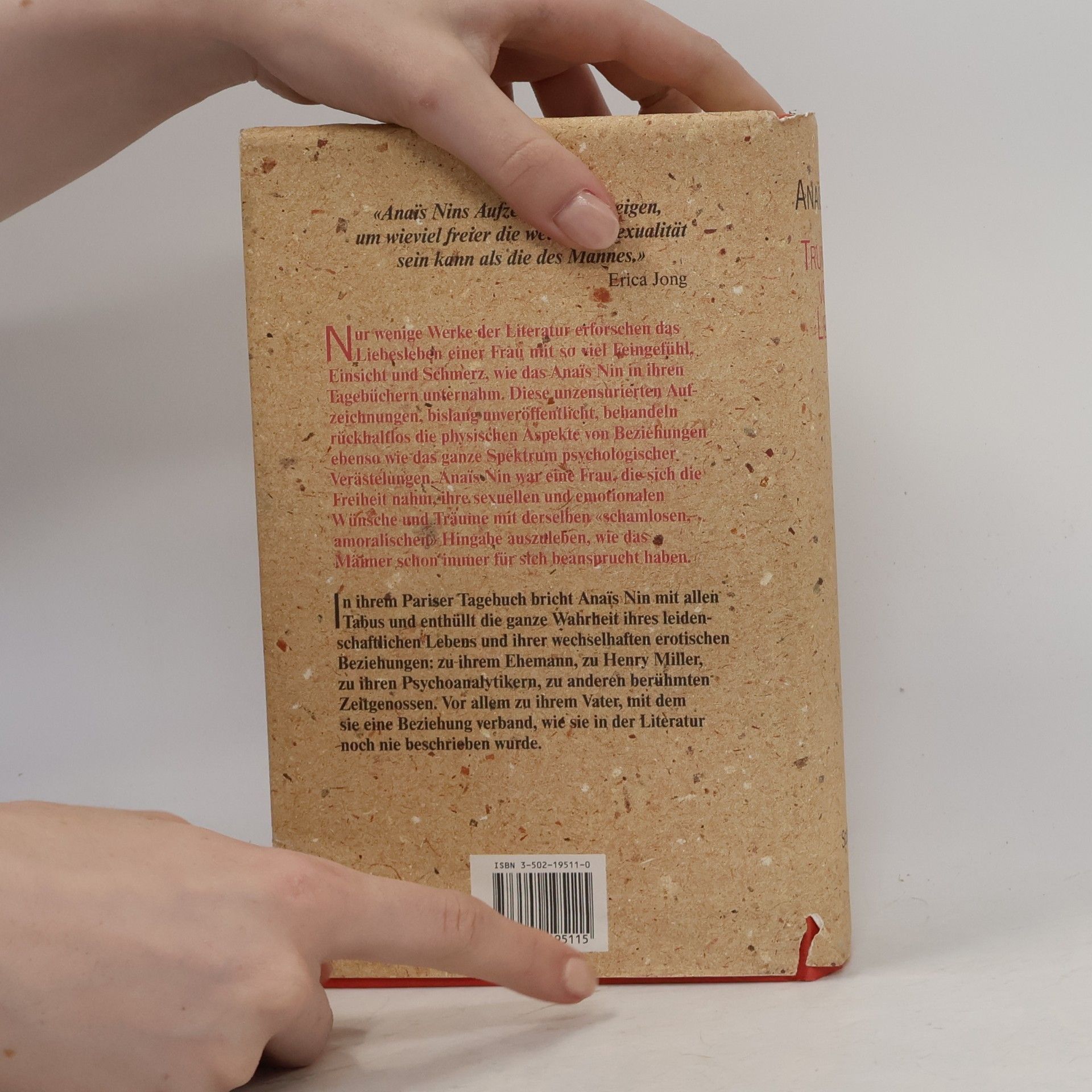 Anaïs Nin Trunken vor liebe