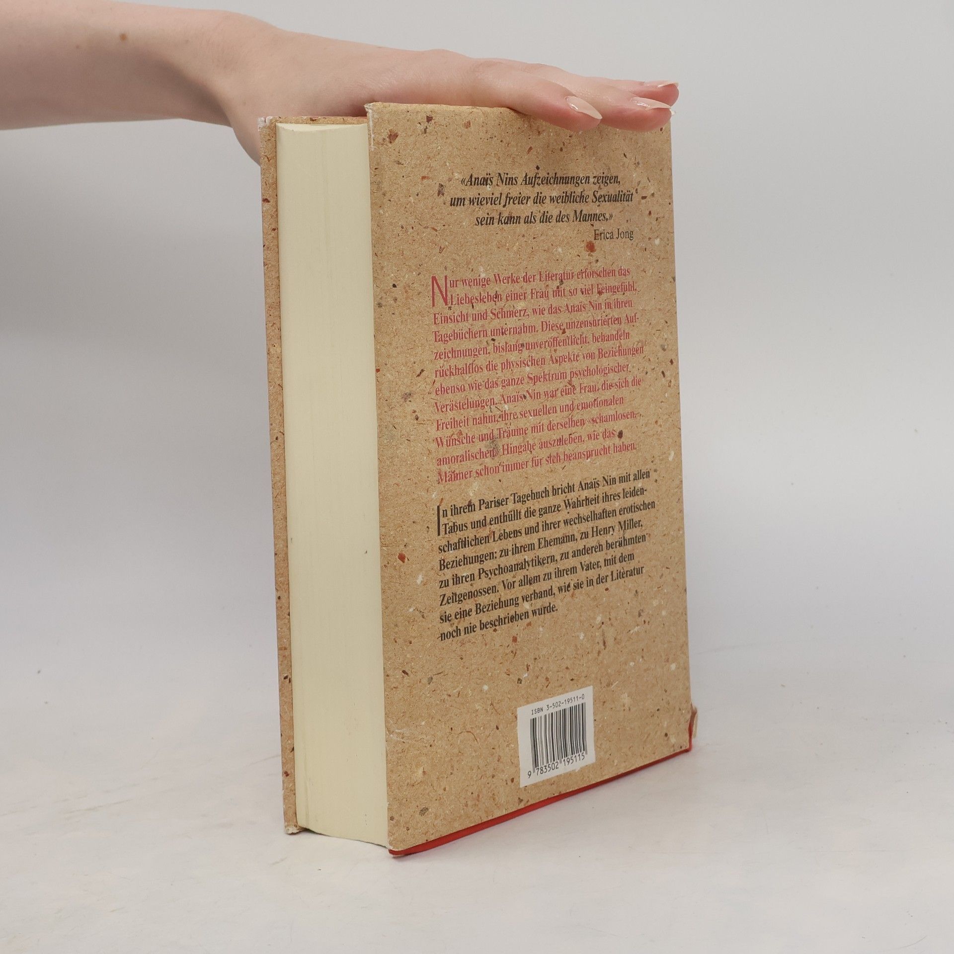 Anaïs Nin Trunken vor liebe
