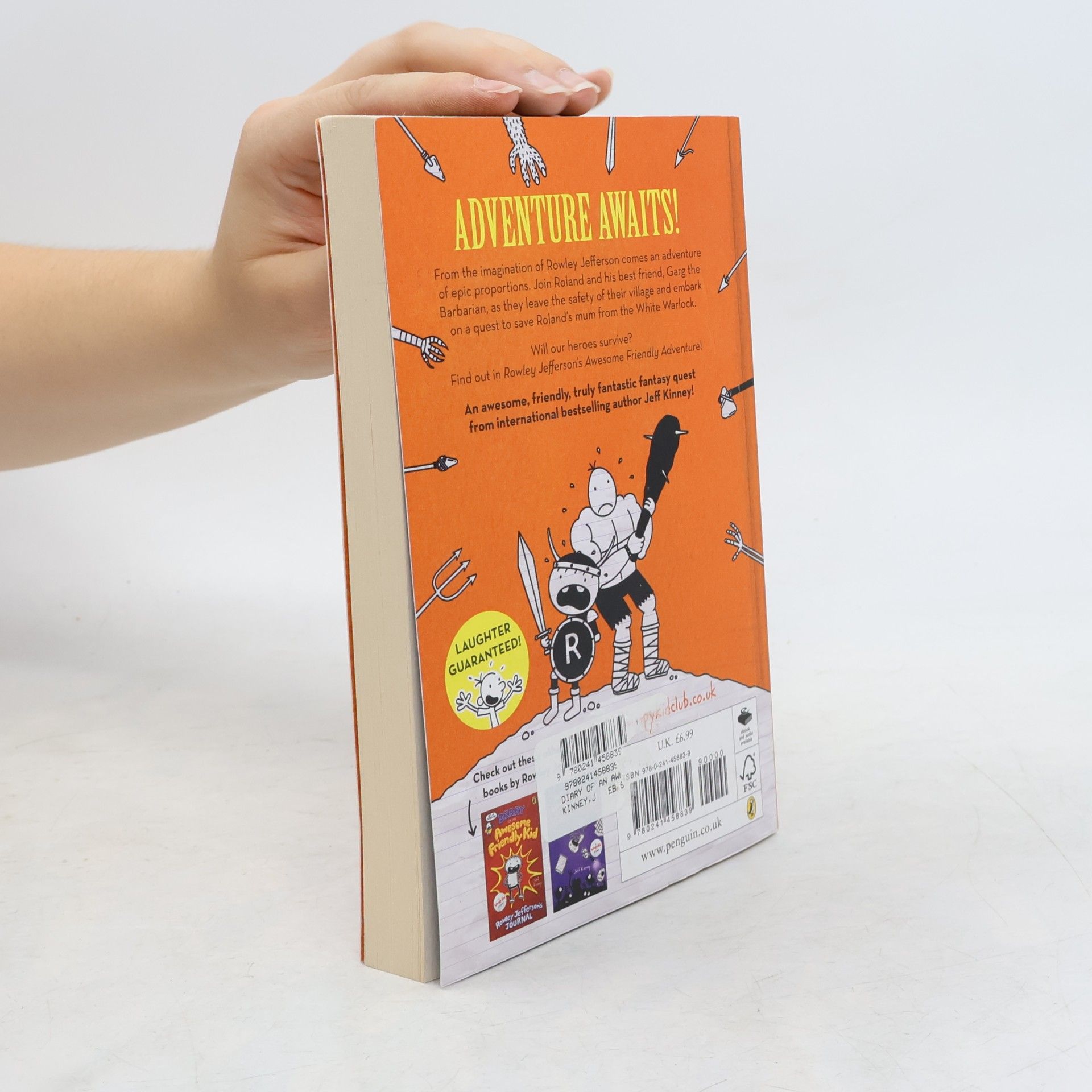 Jeff Kinney Rowley Jefferson's Awesome Friendly Adventure