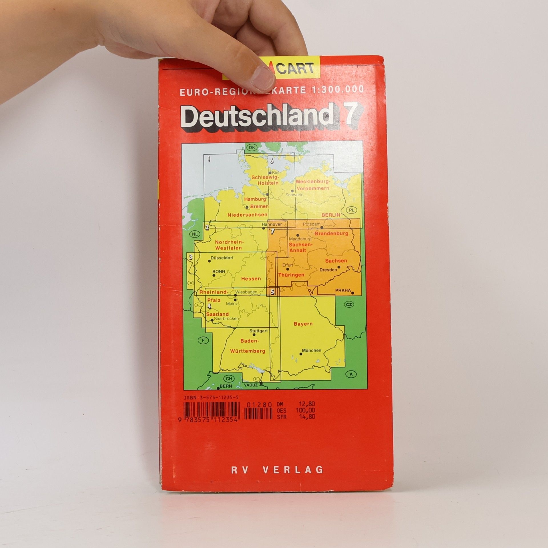 Thüringen, Sachsen, Sachsen-Anhalt-Süd, Brandenburg-Süd