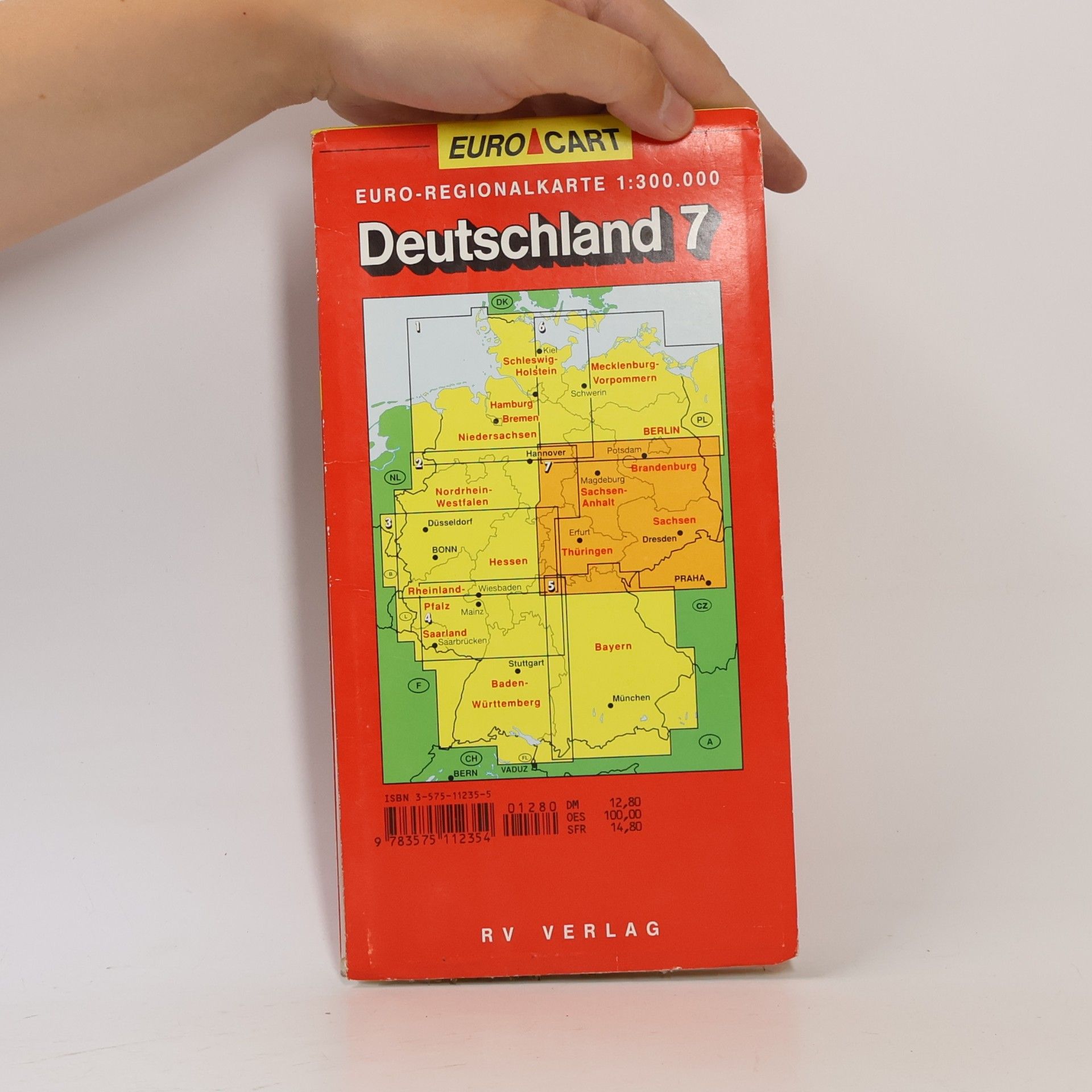 Thüringen, Sachsen, Sachsen-Anhalt-Süd, Brandenburg-Süd