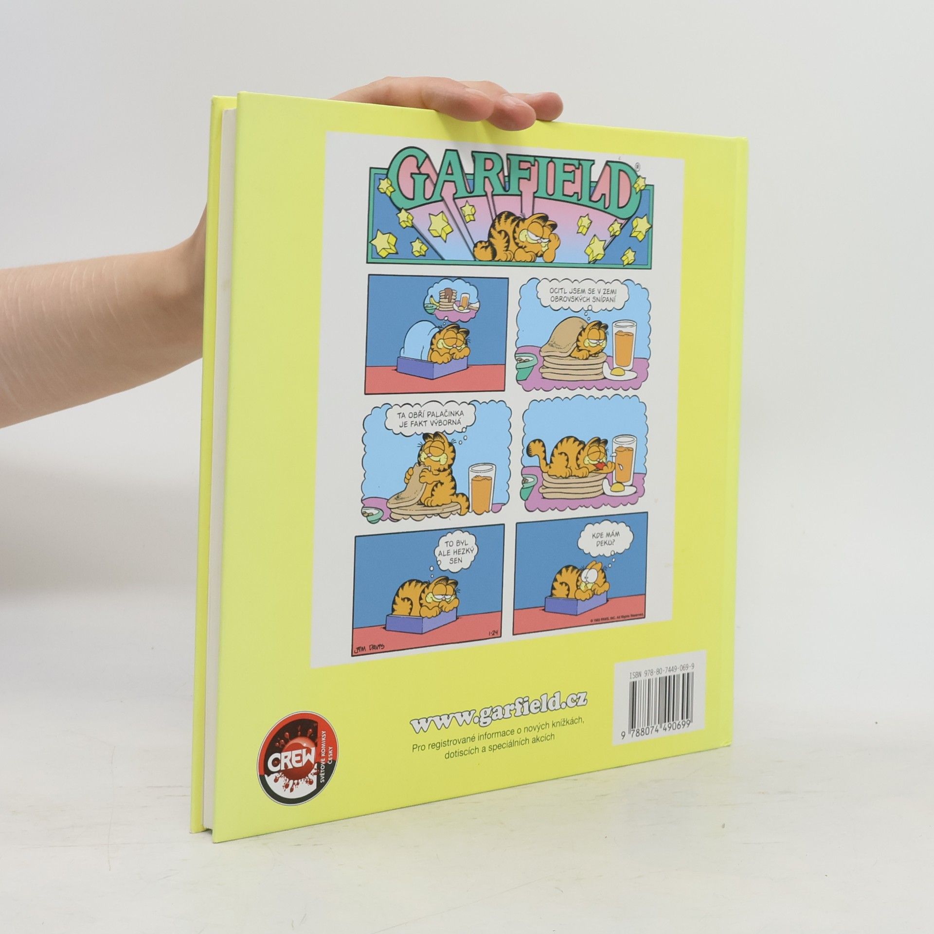 Jim Davis Garfield užívá života