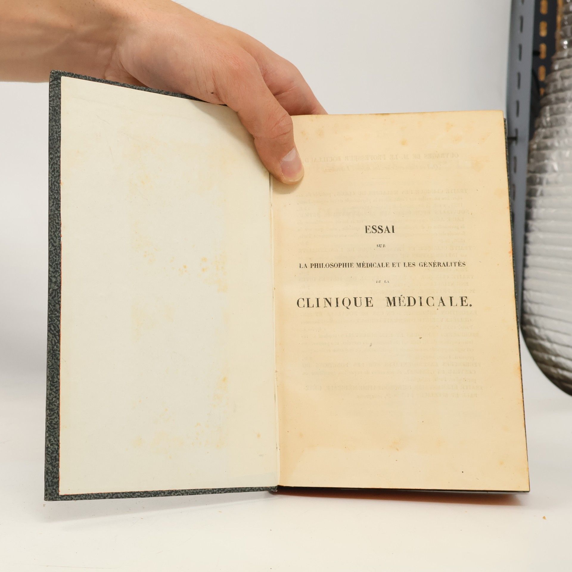 Jean Bouillaud Essai sur la philosophie médicale et sur les généralités de la clinique médicale