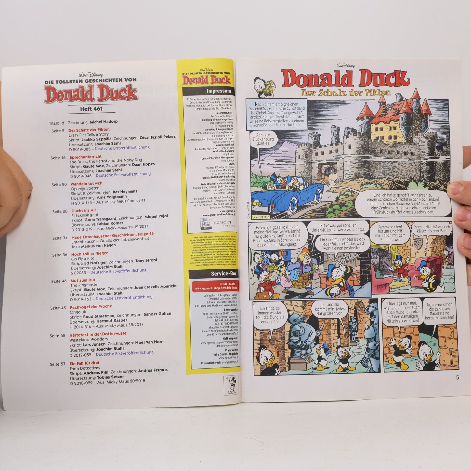 Walt Disney Die tollsten Geschichten von Donald Duck 461