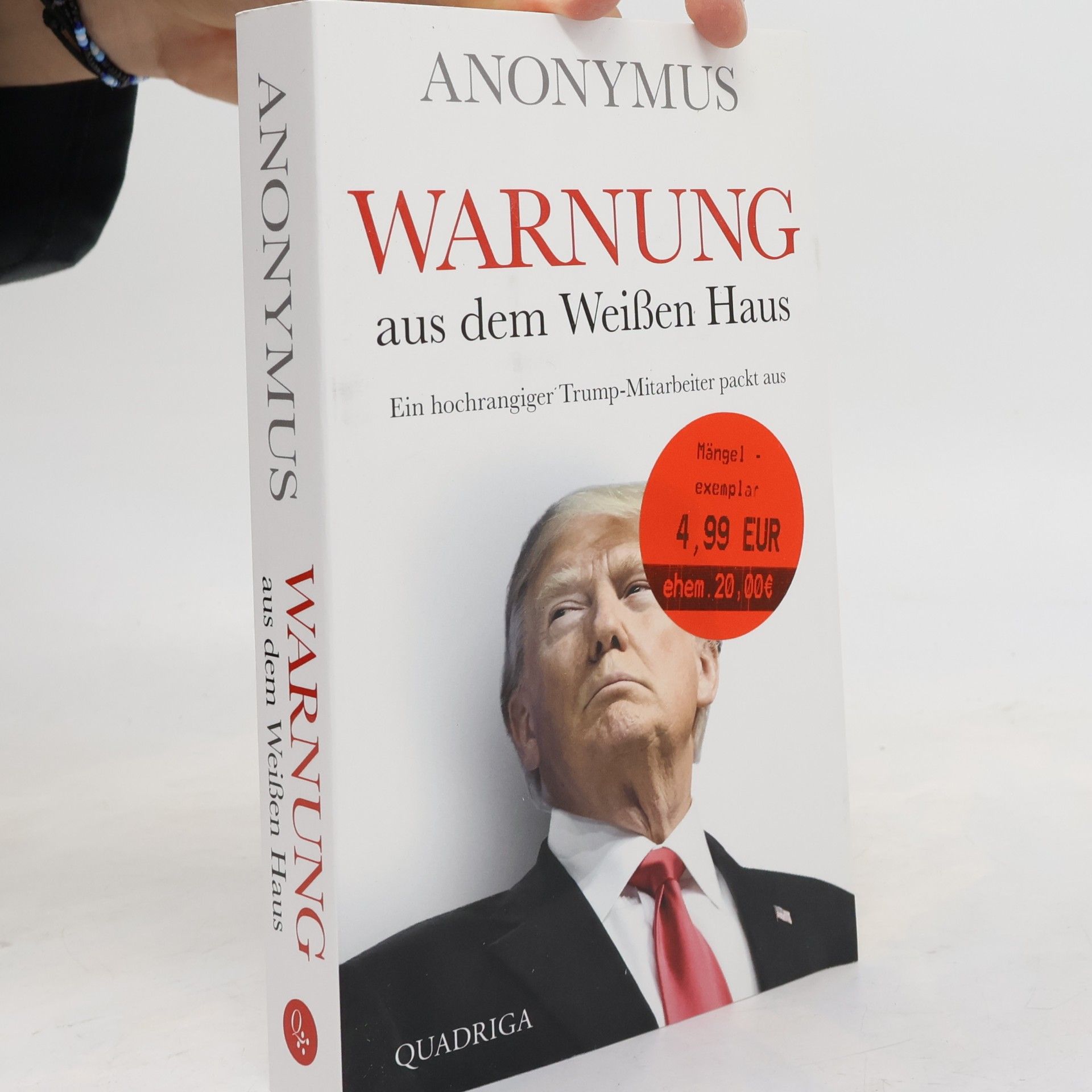 anonym Warnung aus dem Weißen Haus