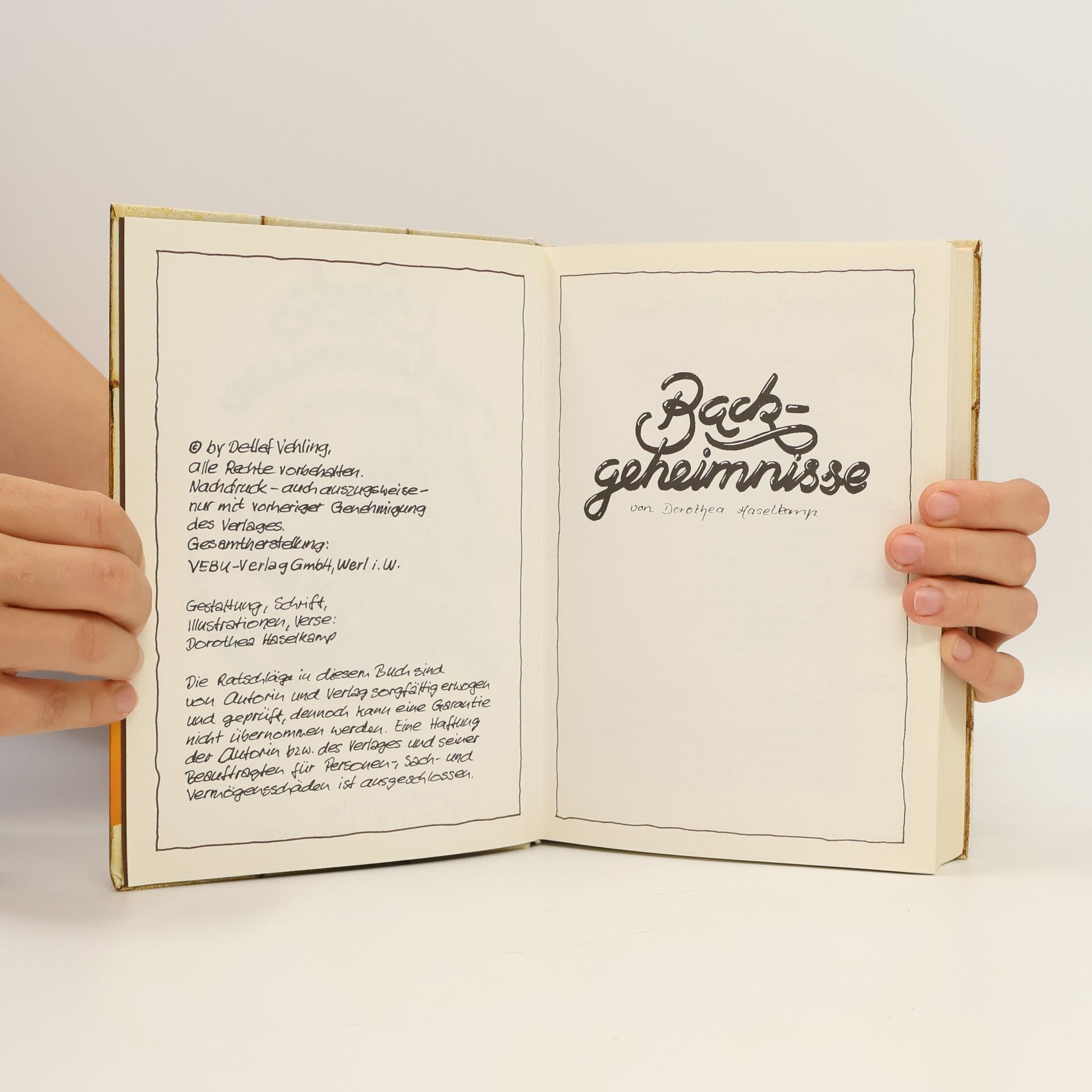 Dorothea Haselkamp Dorothea's Backgehemnisse