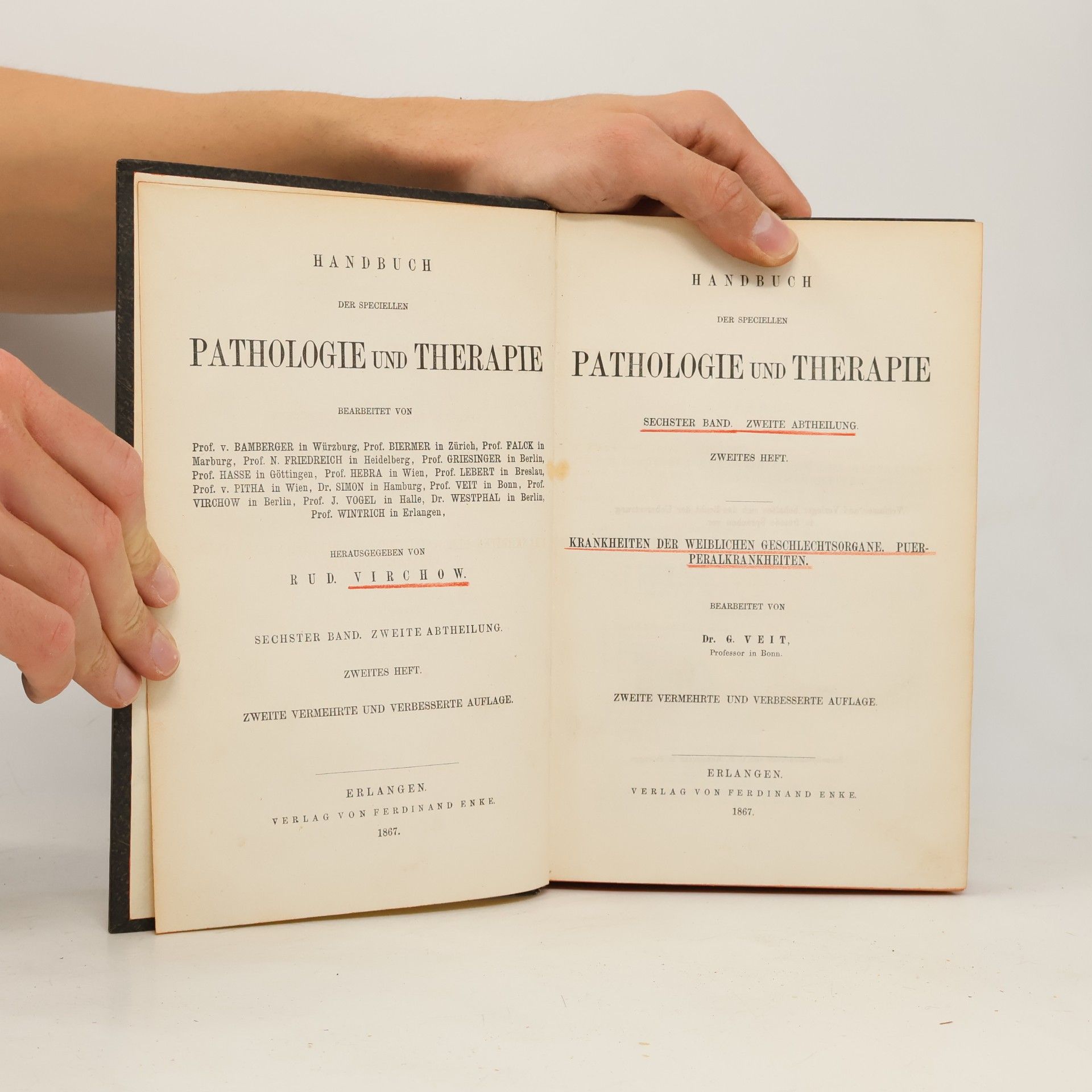 G. Veit Handbuch der speciellen Pathologie und Therapie 6