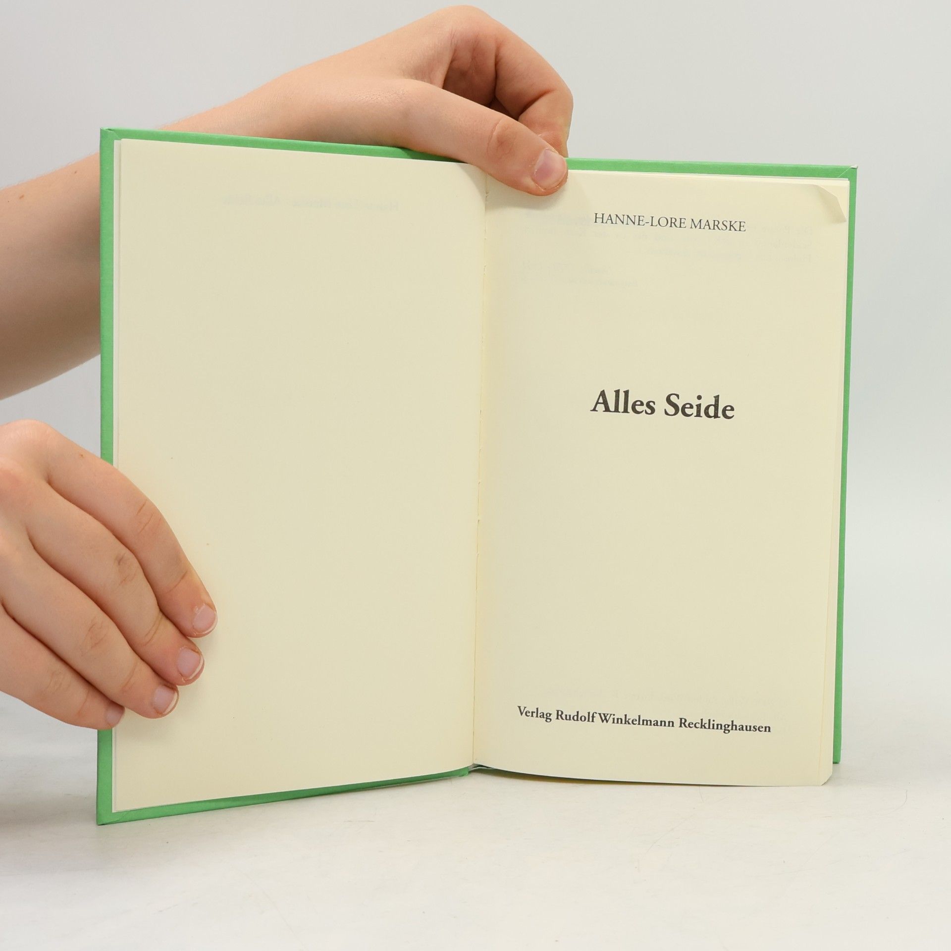 Hanne-Lore Marske Alles Seide