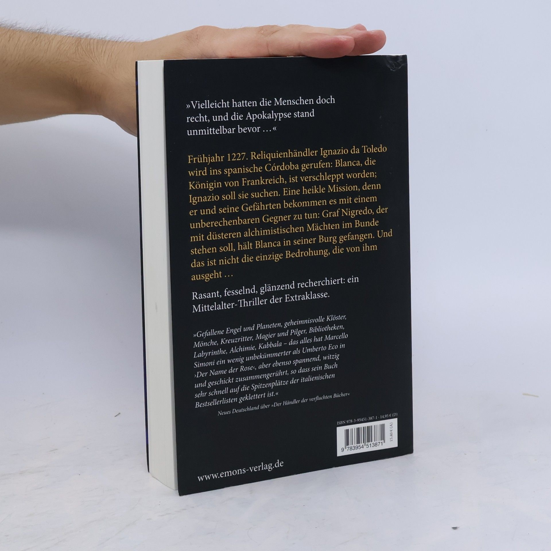 Marcello Simoni Die verschwundene Bibliothek des Alchimisten