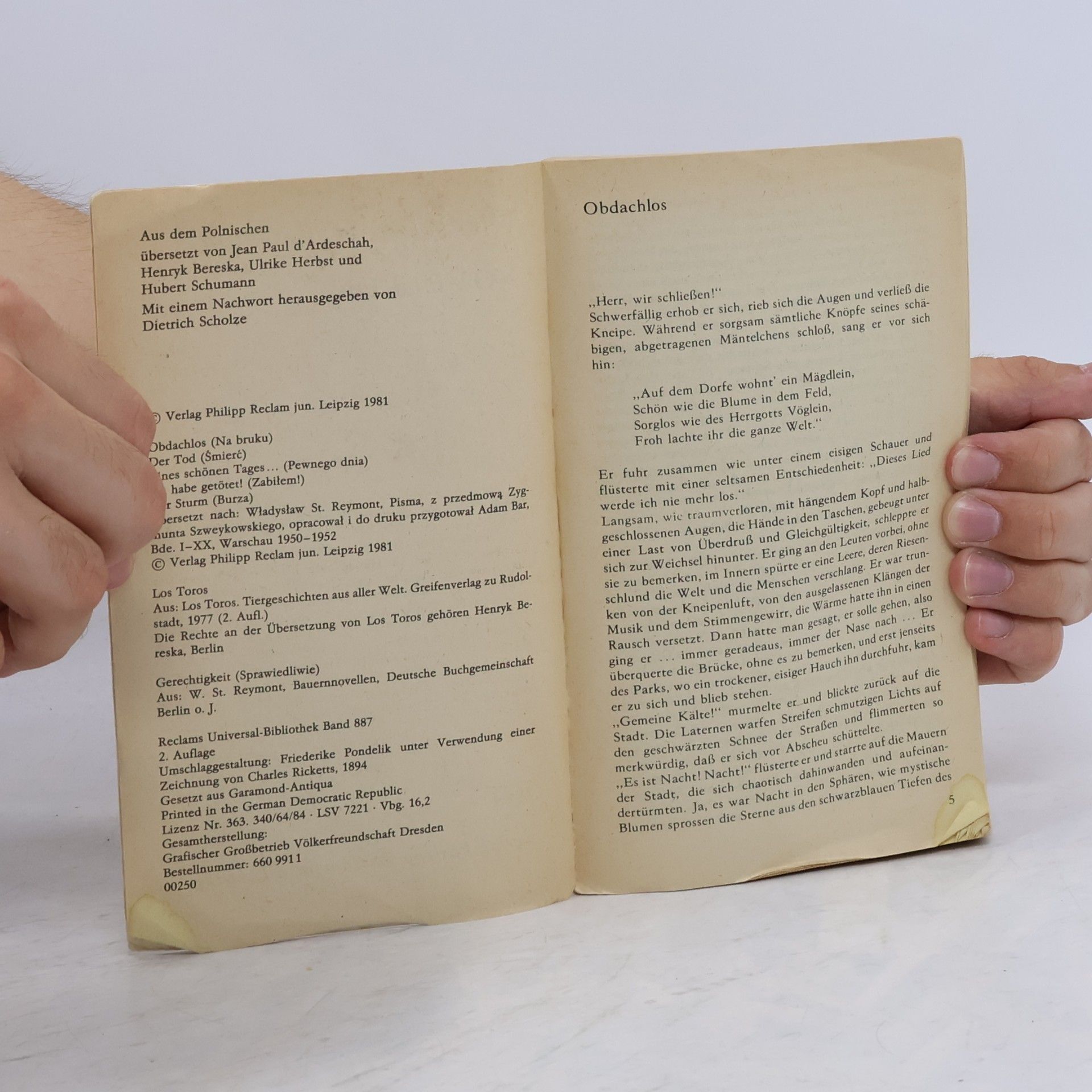 Władysław Reymont Novellen