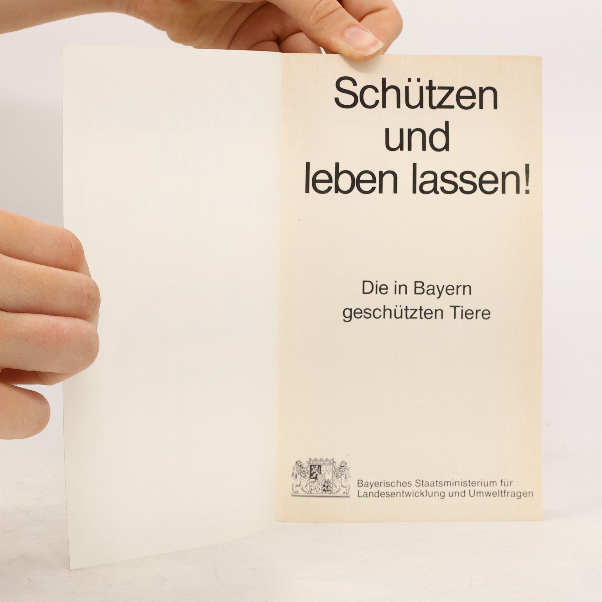 Kolektiv autorů Schützen und leben lassen! Geschützte Tiere