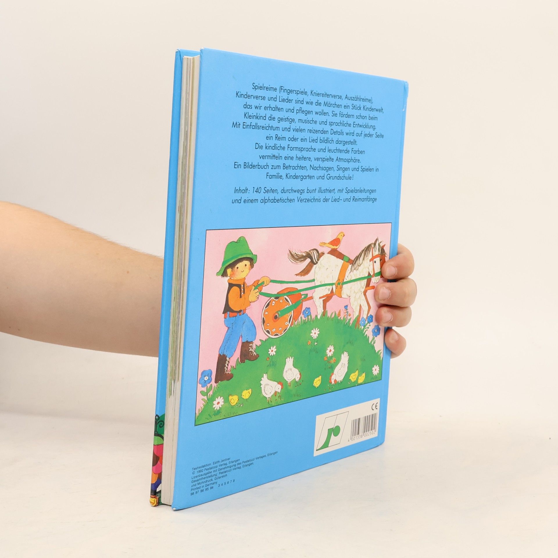 Edith Jentner Spiel und Sing: Die schönsten Fingerspiele, Lieder und Reime