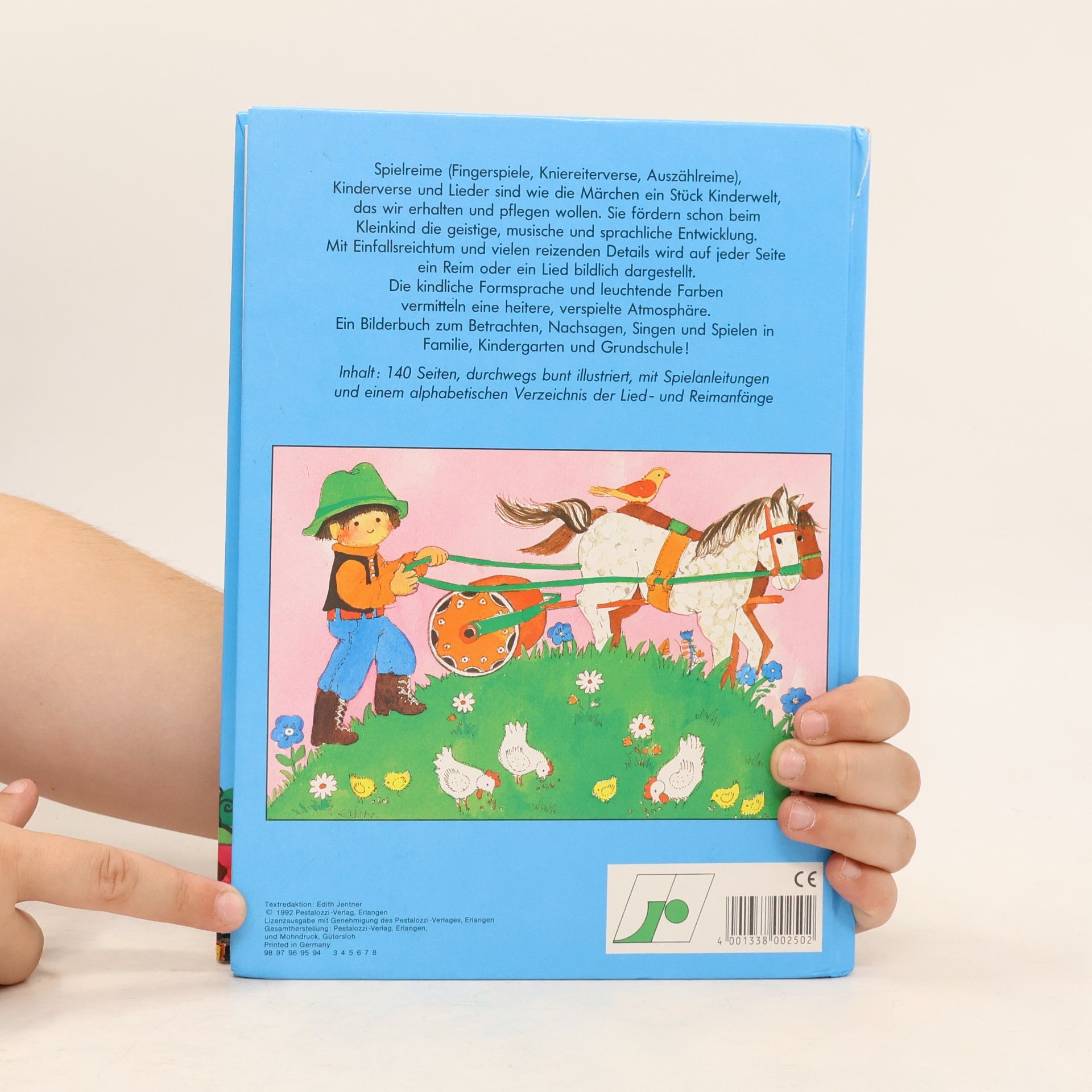 Edith Jentner Spiel und Sing: Die schönsten Fingerspiele, Lieder und Reime