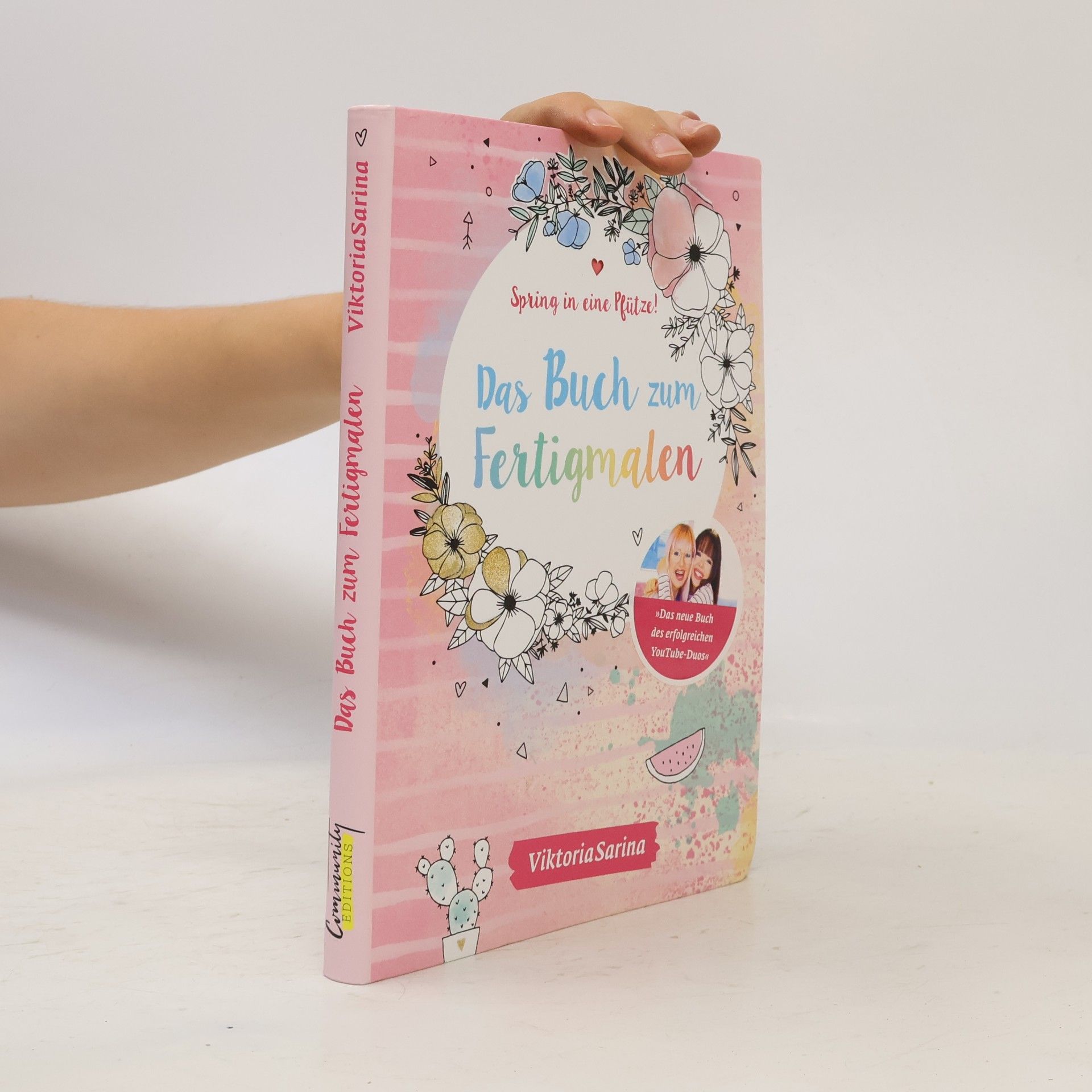 Spring in eine Pfütze! Das Buch zum Fertigmalen