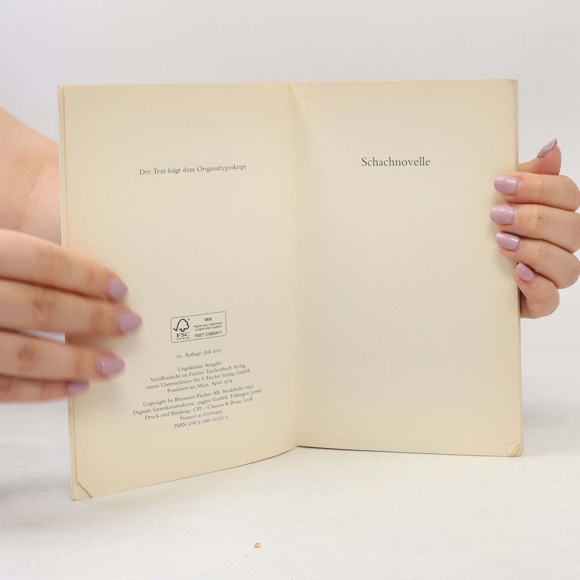 Stefan Zweig Schachnovelle