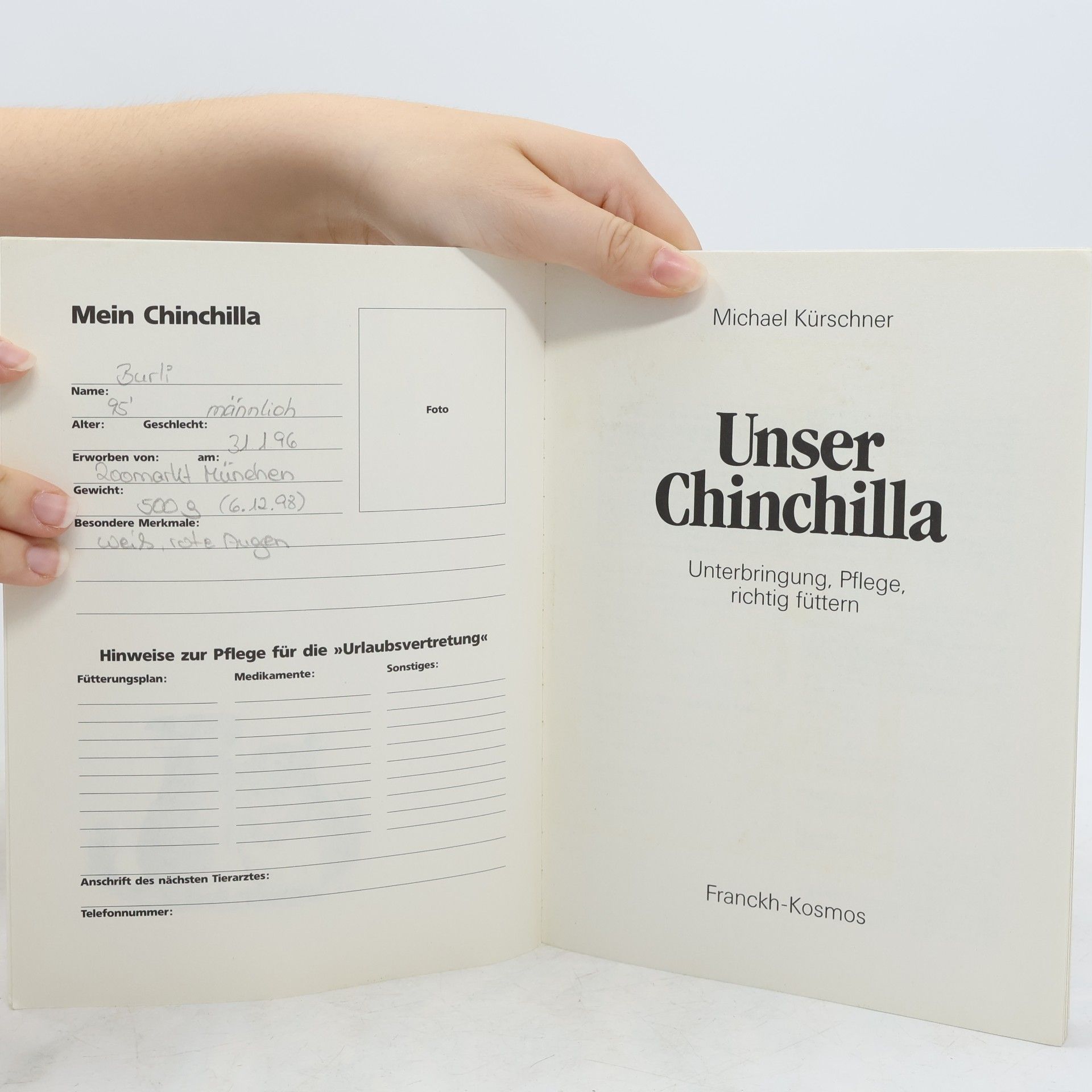 Michael Kürschner Unser Chinchilla