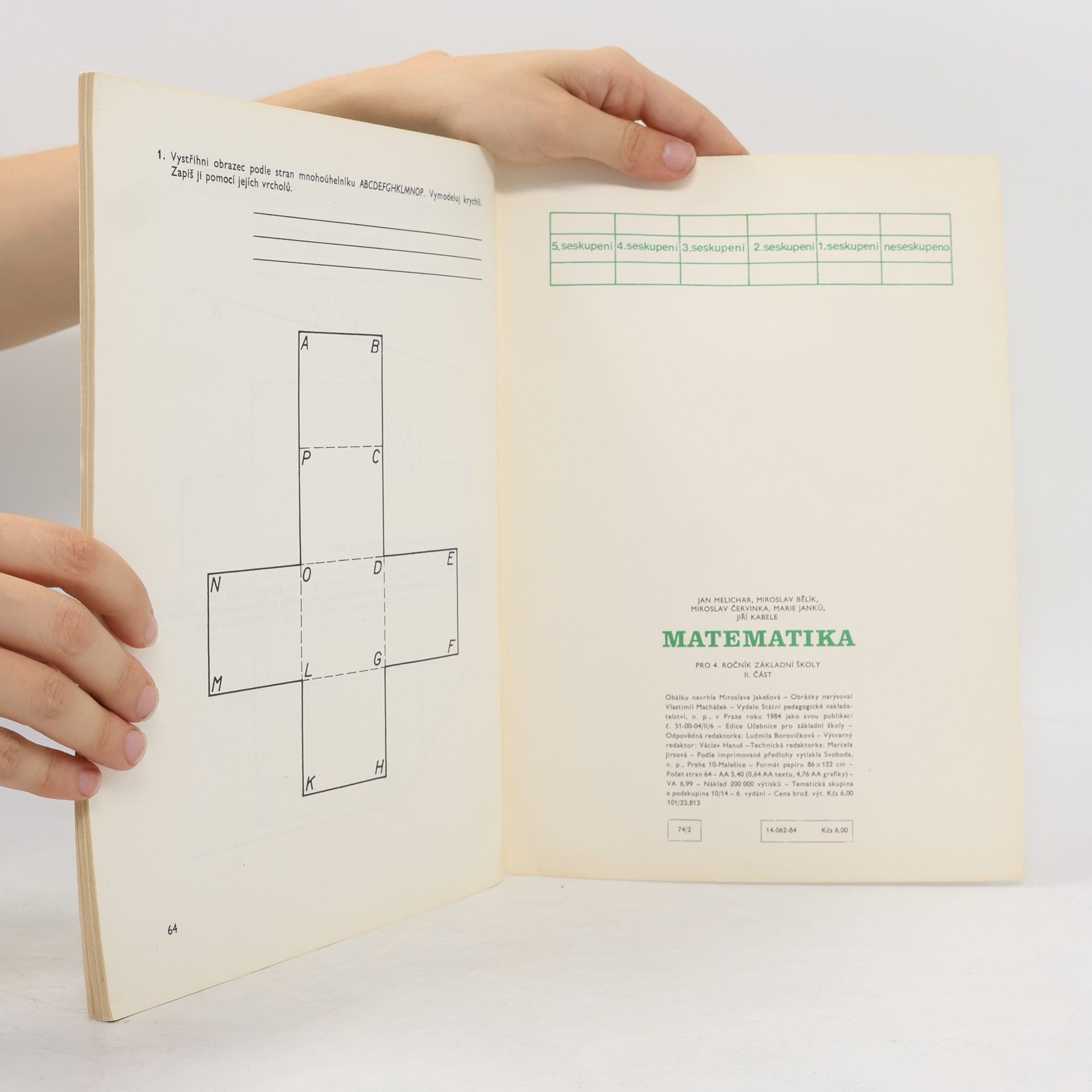 Jan Melichar Matematika pro 4. ročník základní školy, II. část