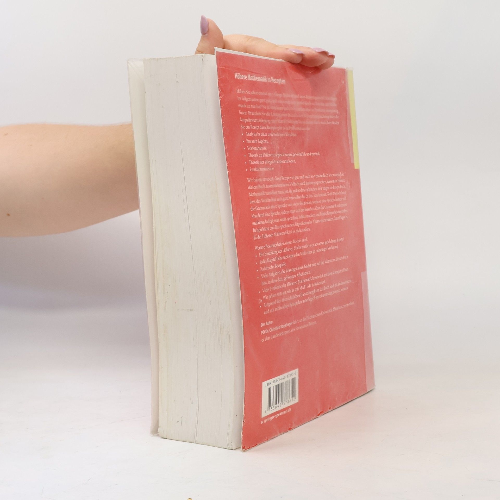 Christian Karpfinger Höhere Mathematik in Rezepten