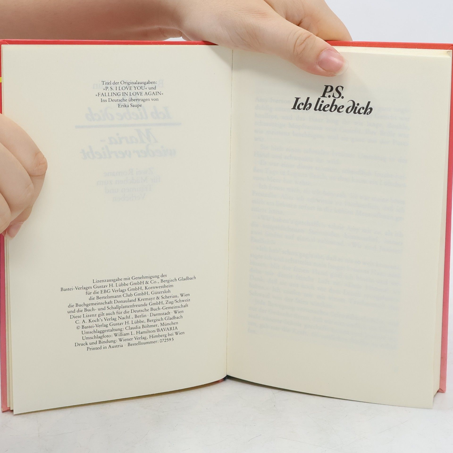 Barbara Conklin P. S. Ich liebe dich. Maria-wieder verlieb