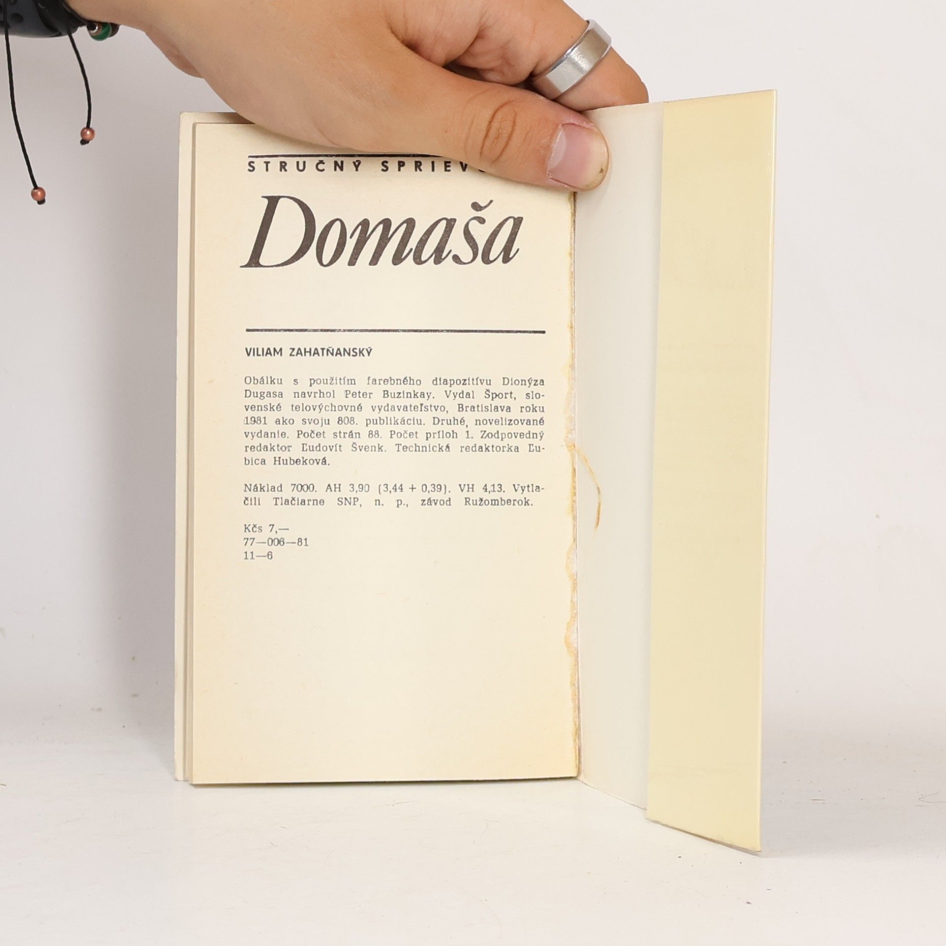 Viliam Zahatňanský Domaša
