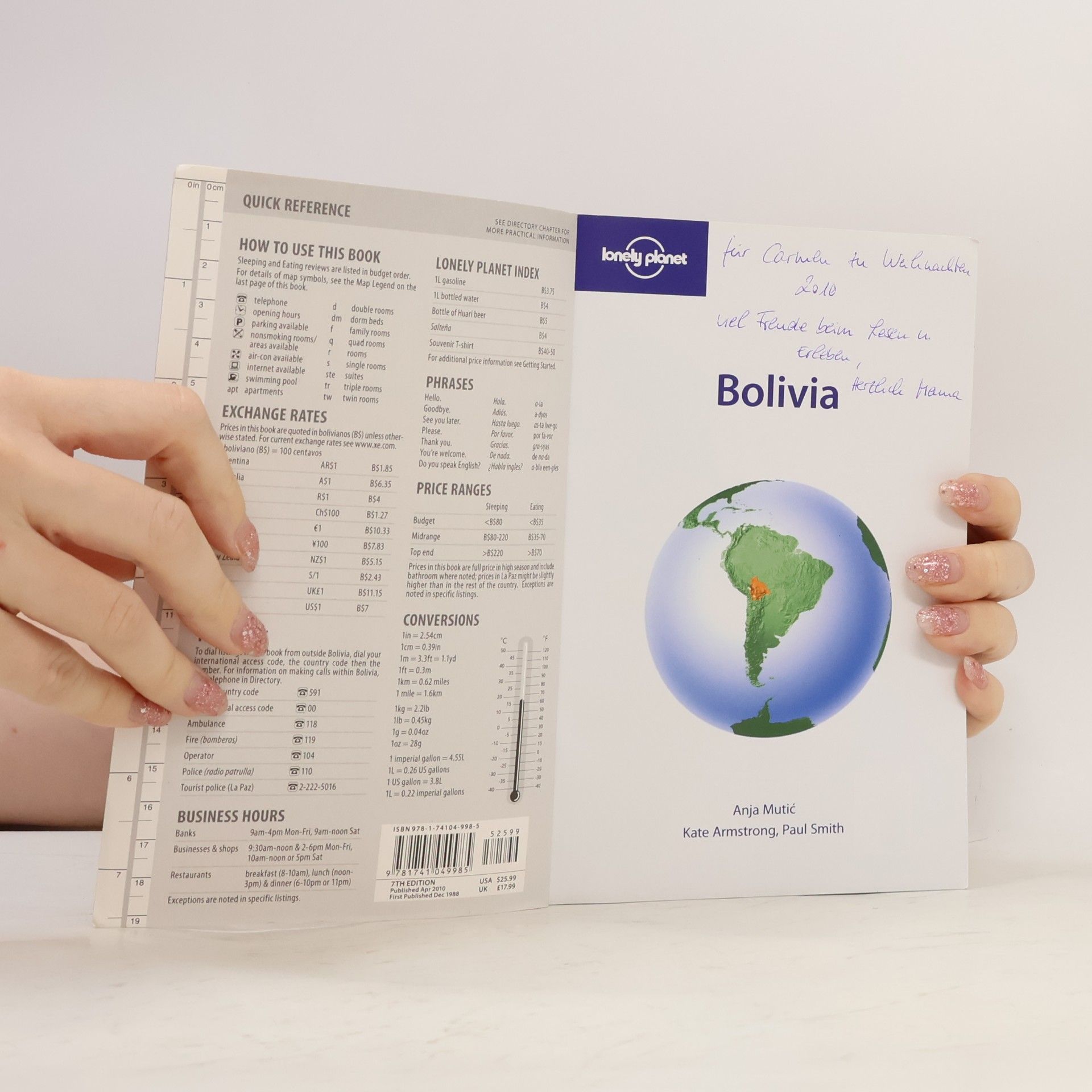 Kate Armstrong Lonely Planet: Bolivia