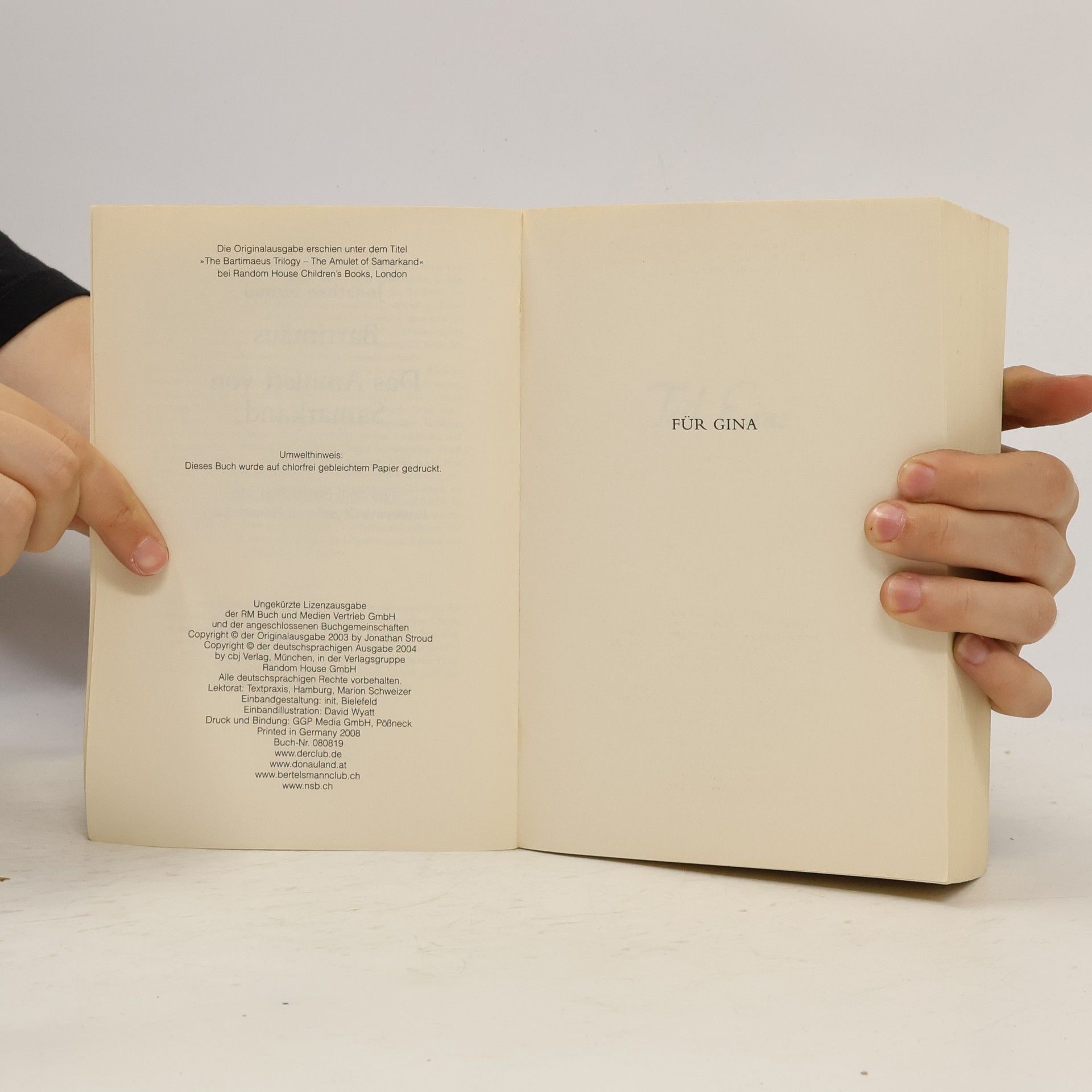 Jonathan Stroud Bartimäus. Das Amulett von Samarkand