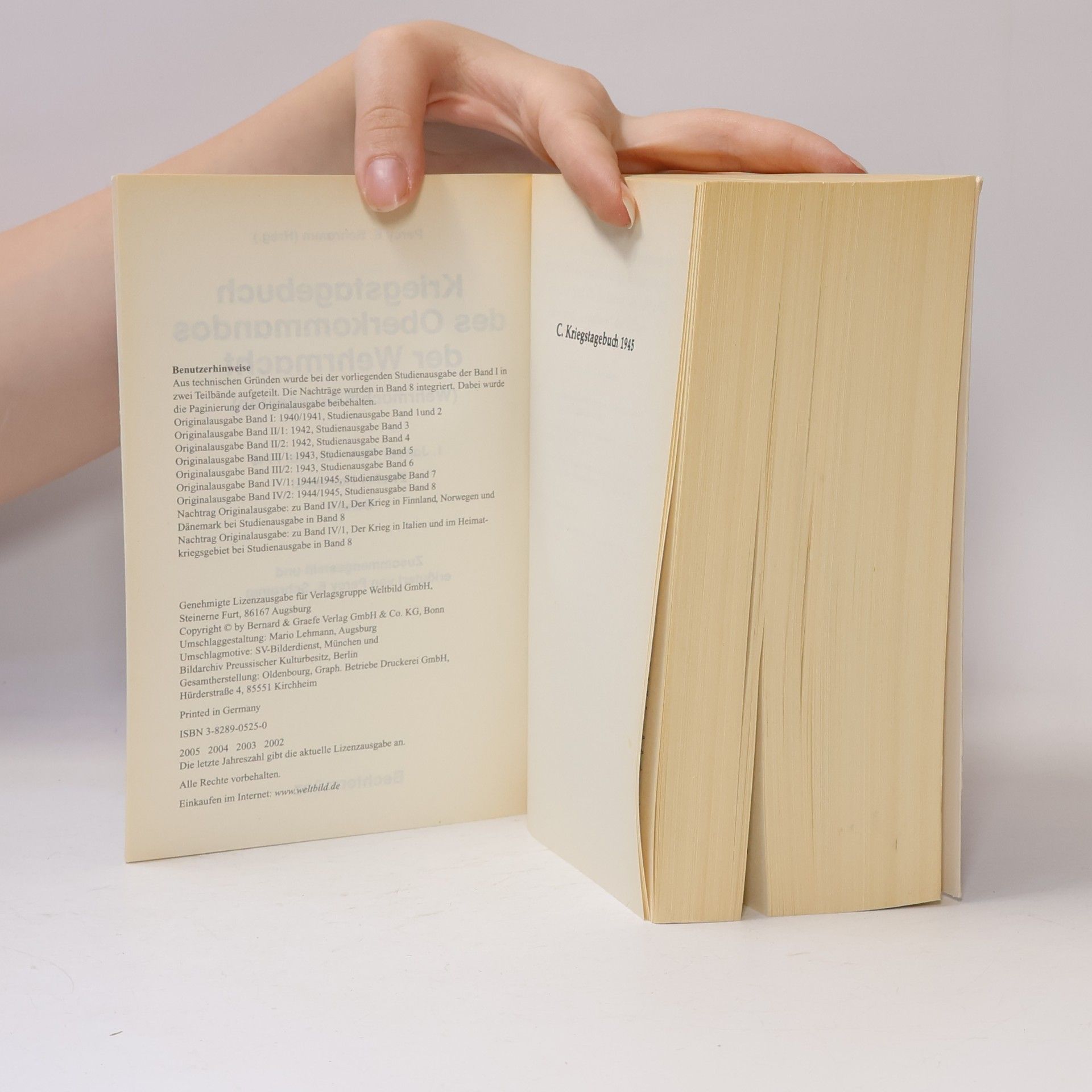 Percy Ernst Schramm Kriegstagebuch des OKW 1944-1945. Band 8. Teilband 2