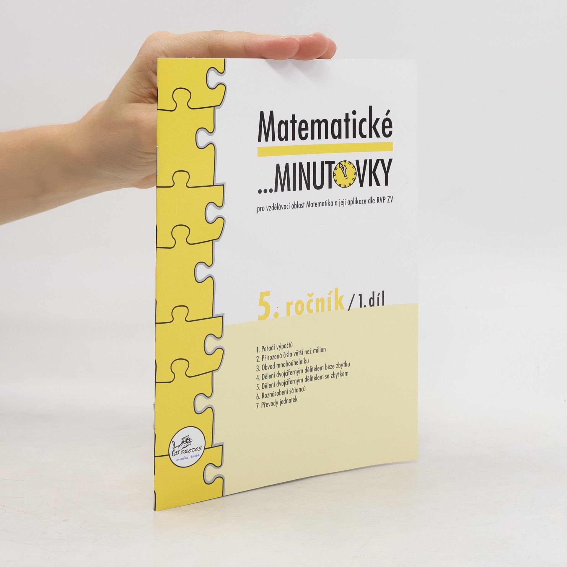 Matematické ...minutovky 5. ročník / 1. díl