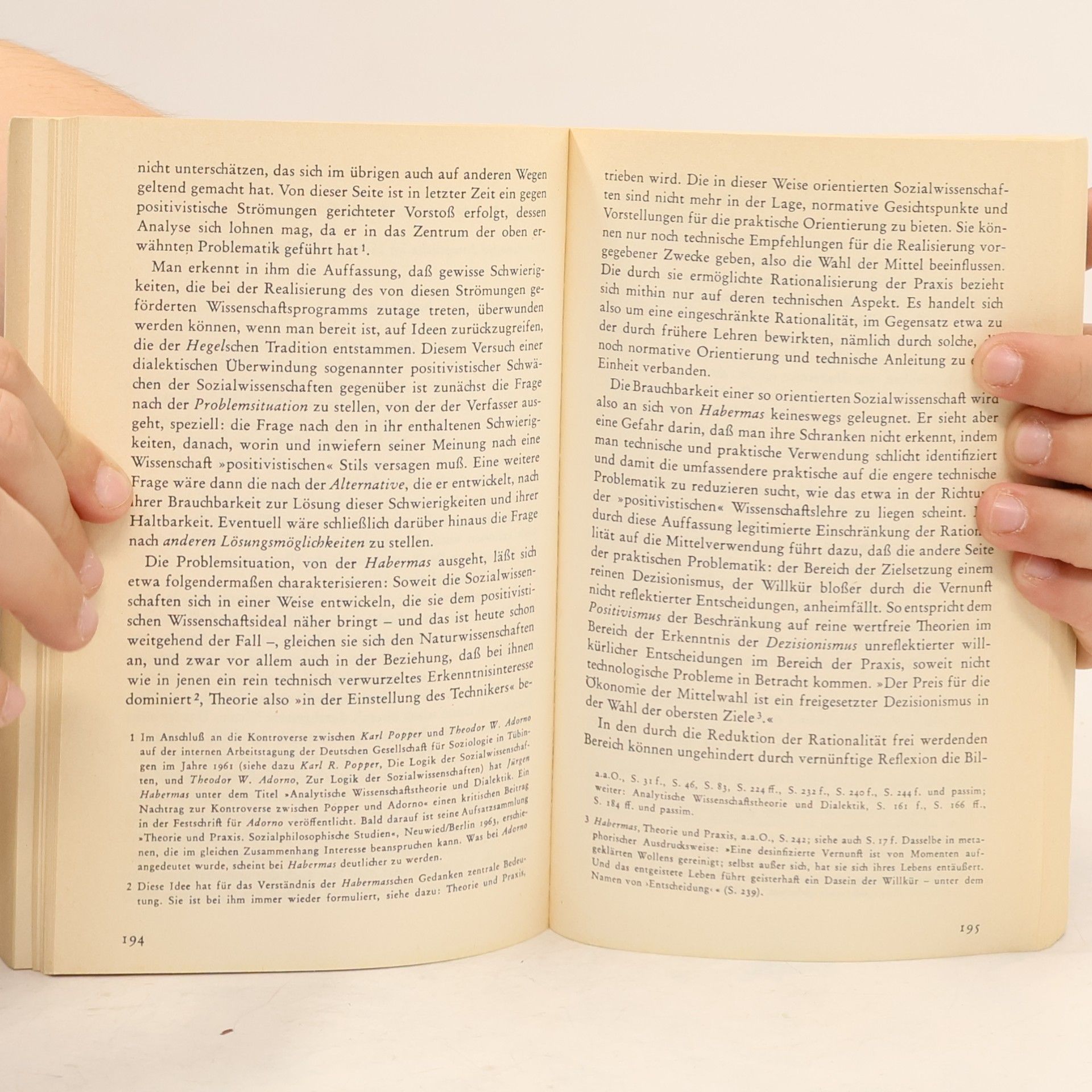 Theodor W. Adorno Der Positivismusstreit in der deutschen Soziologie