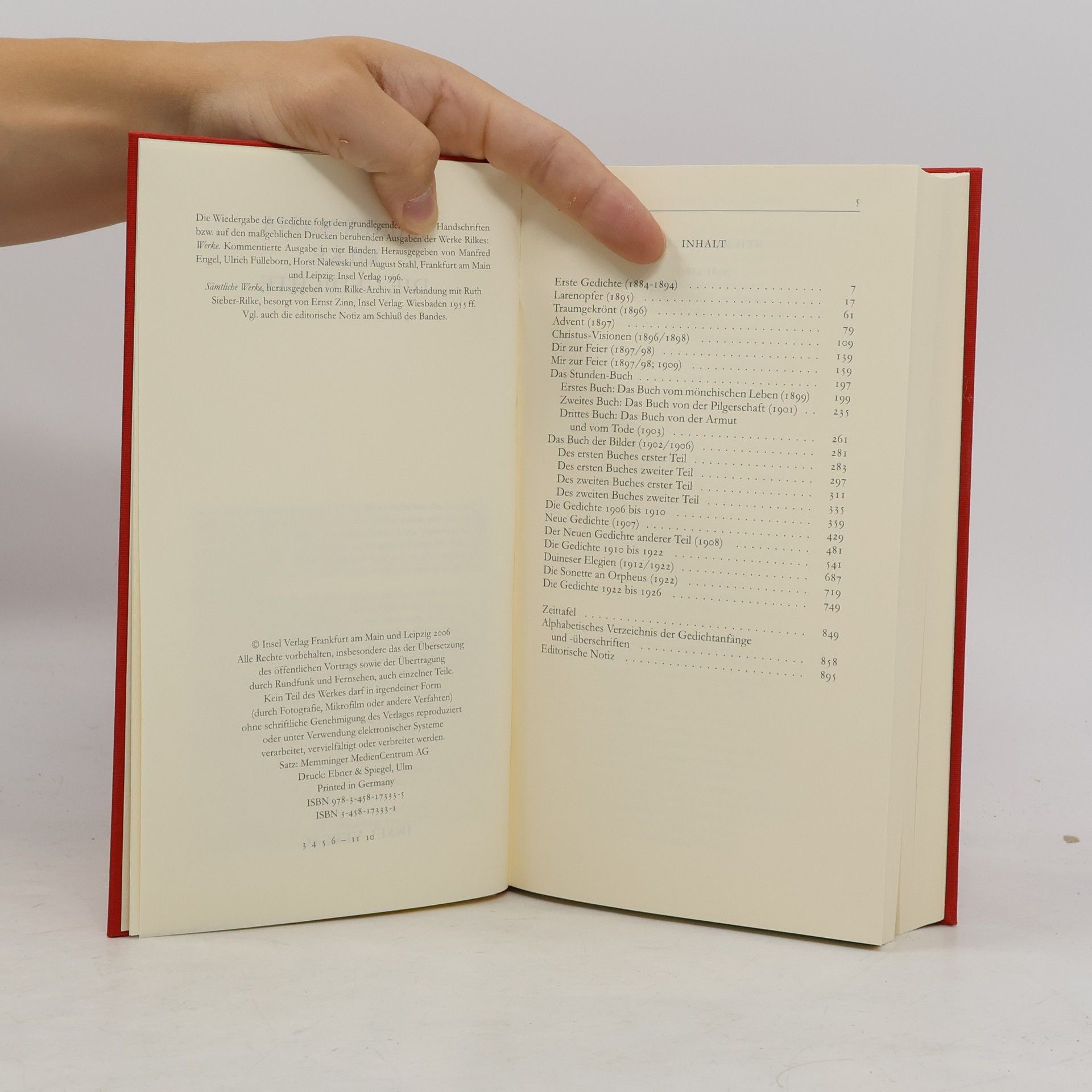 Rainer Maria Rilke Die Gedichte