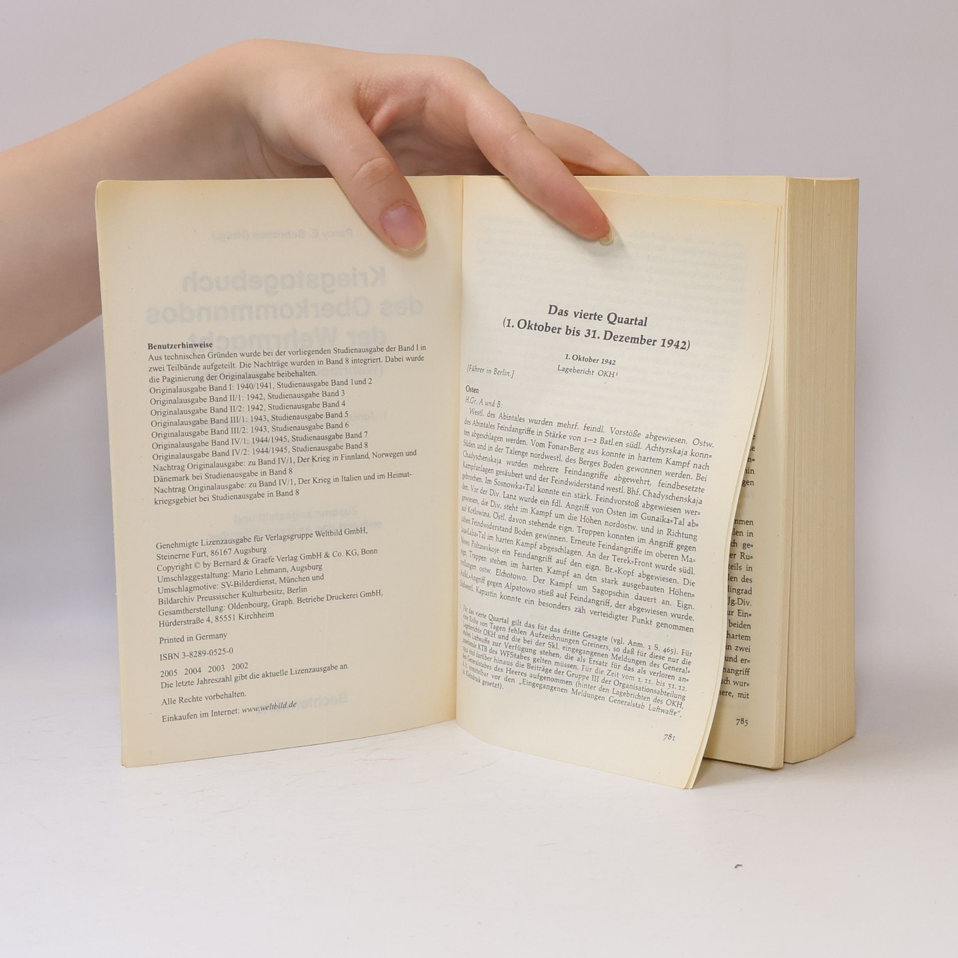 Percy Ernst Schramm Kriegstagebuch des OKW 1942. Band 4. Teilband 2