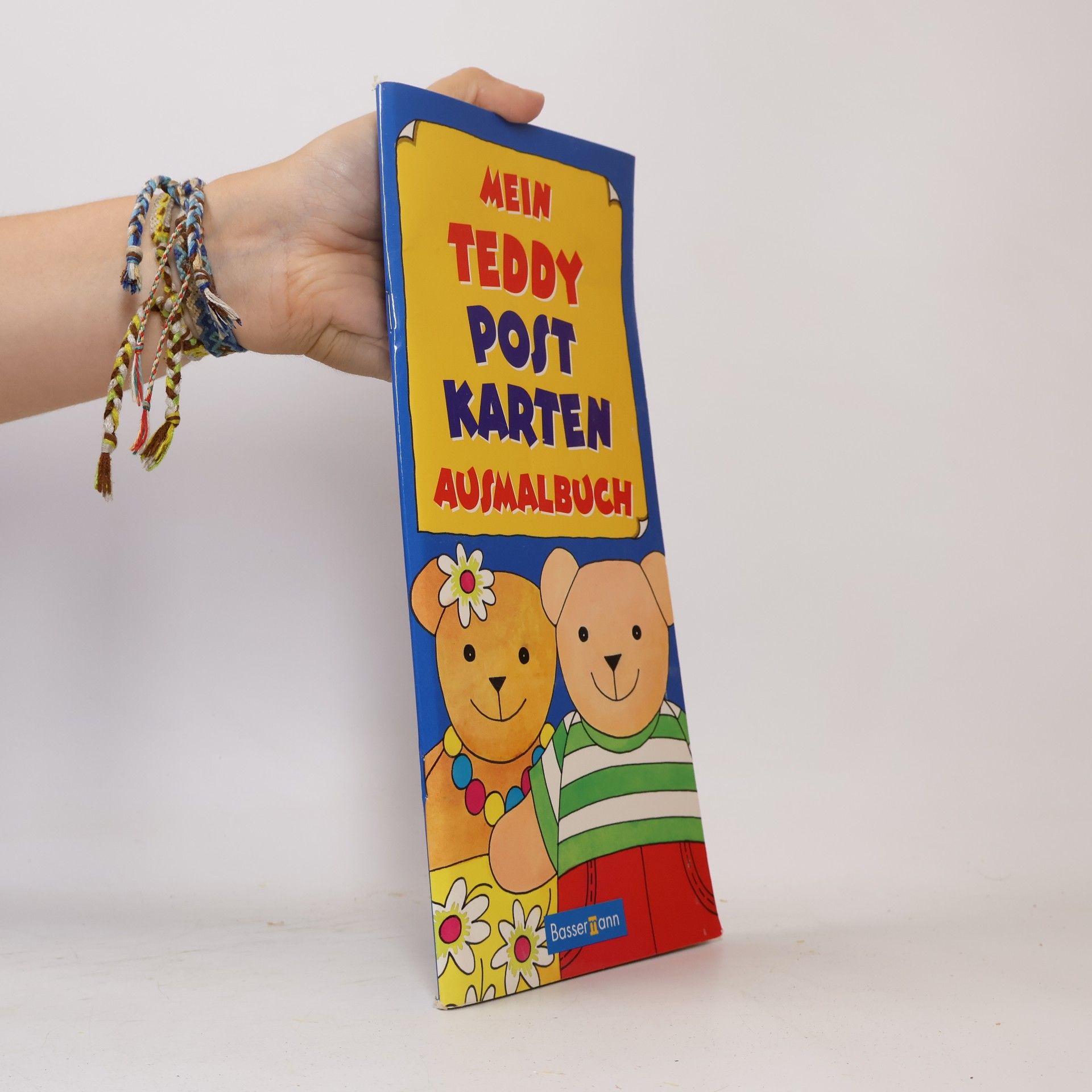 Kolektív autorov Mein Teddy Postkarten Ausmalbuch