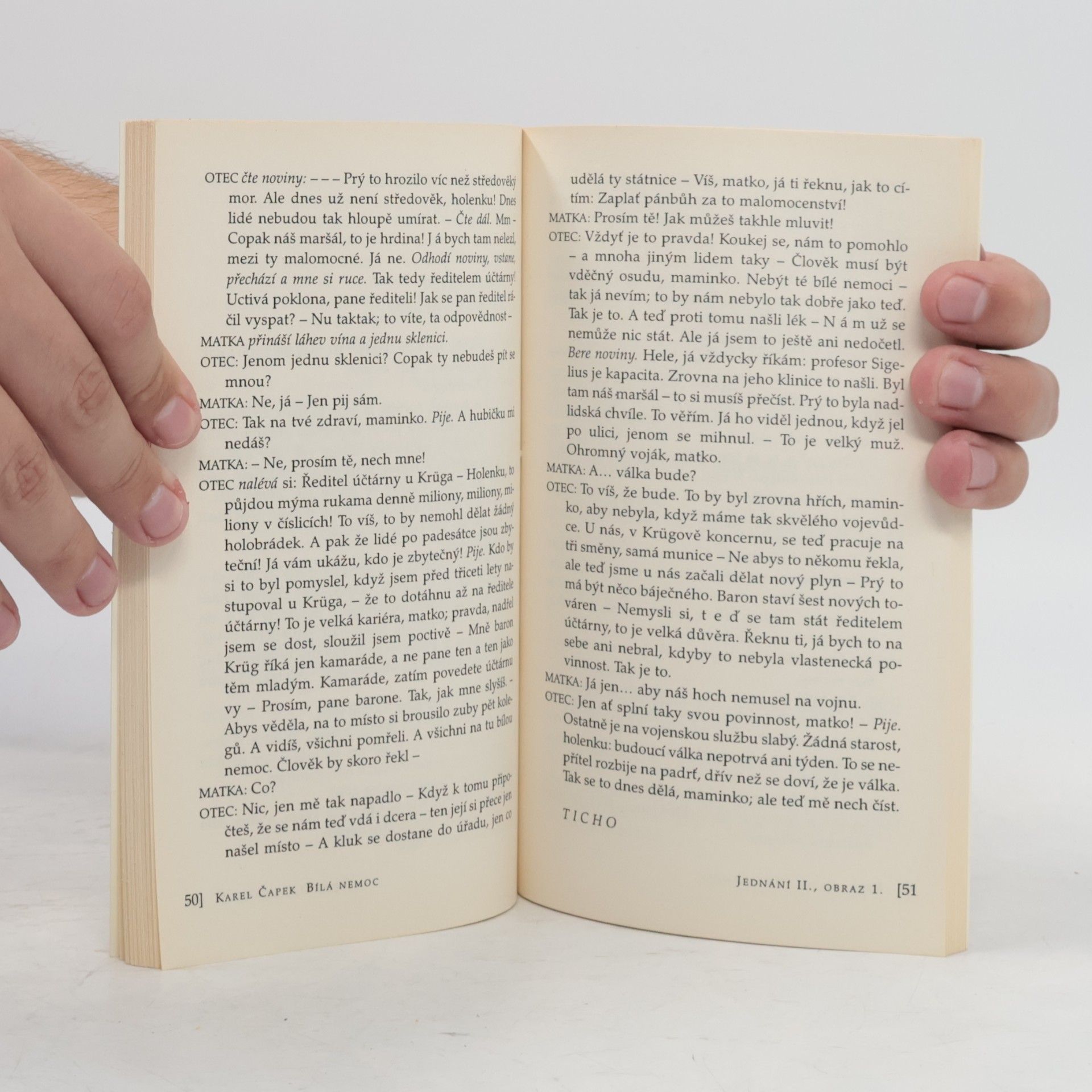 Karel Čapek Bílá nemoc : drama o třech aktech ve 14 obrazech