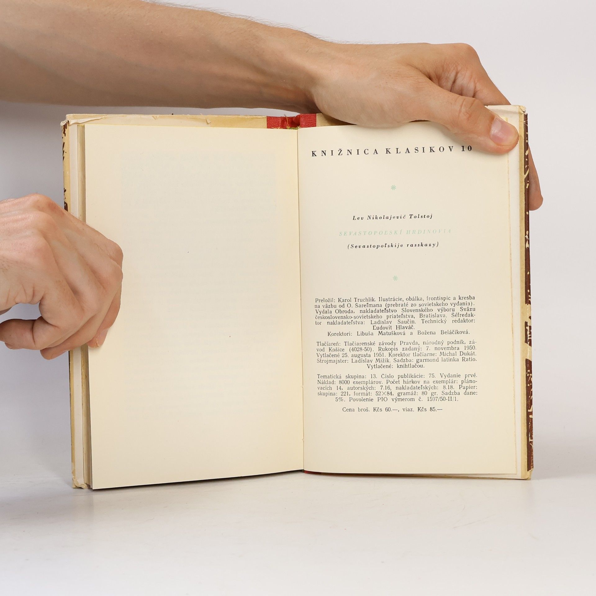 Lew Nikolajewitsch Tolstoi Sevastopoľskí hrdinovia