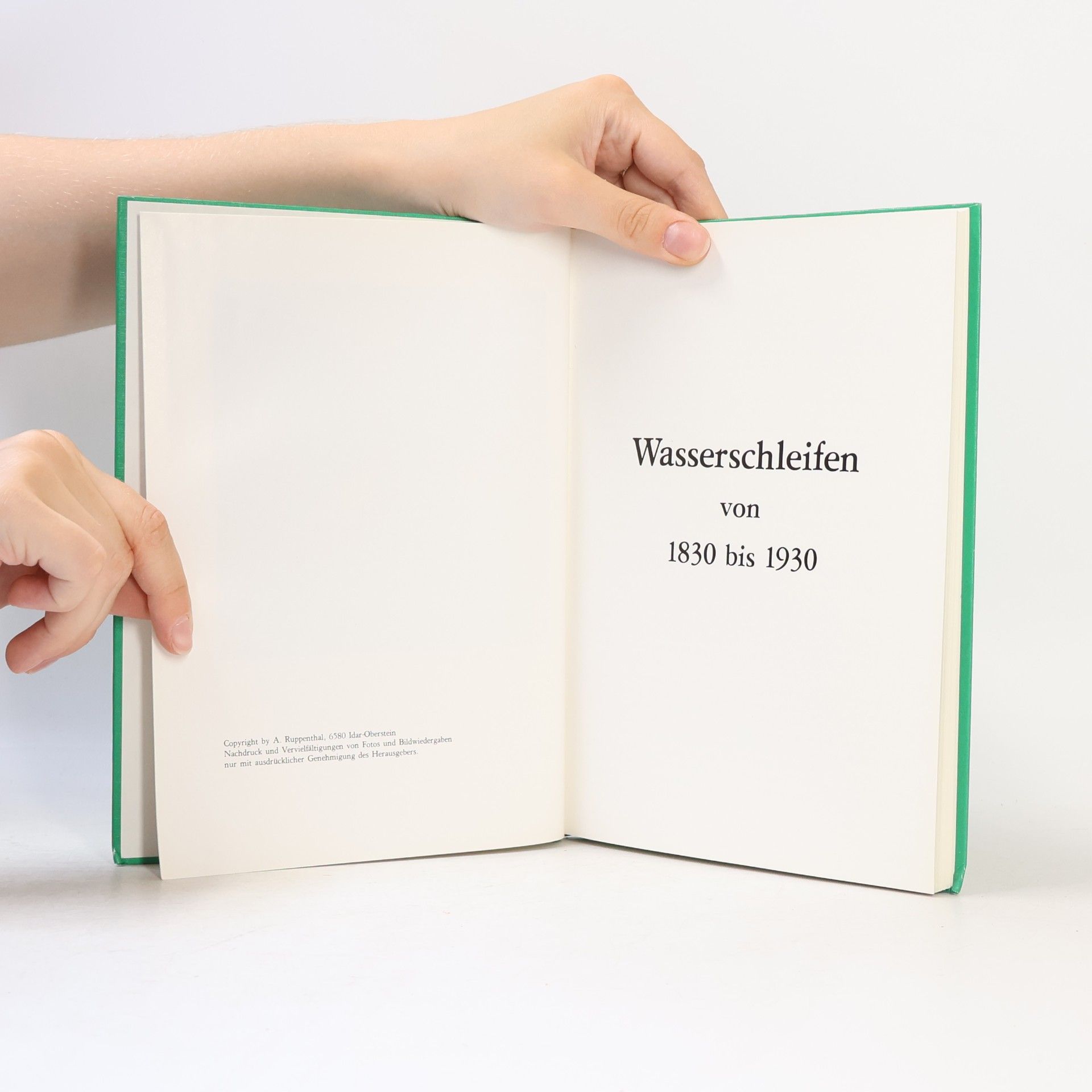 Autorenkollektiv Wasserschleifen von 1830 bis 1930