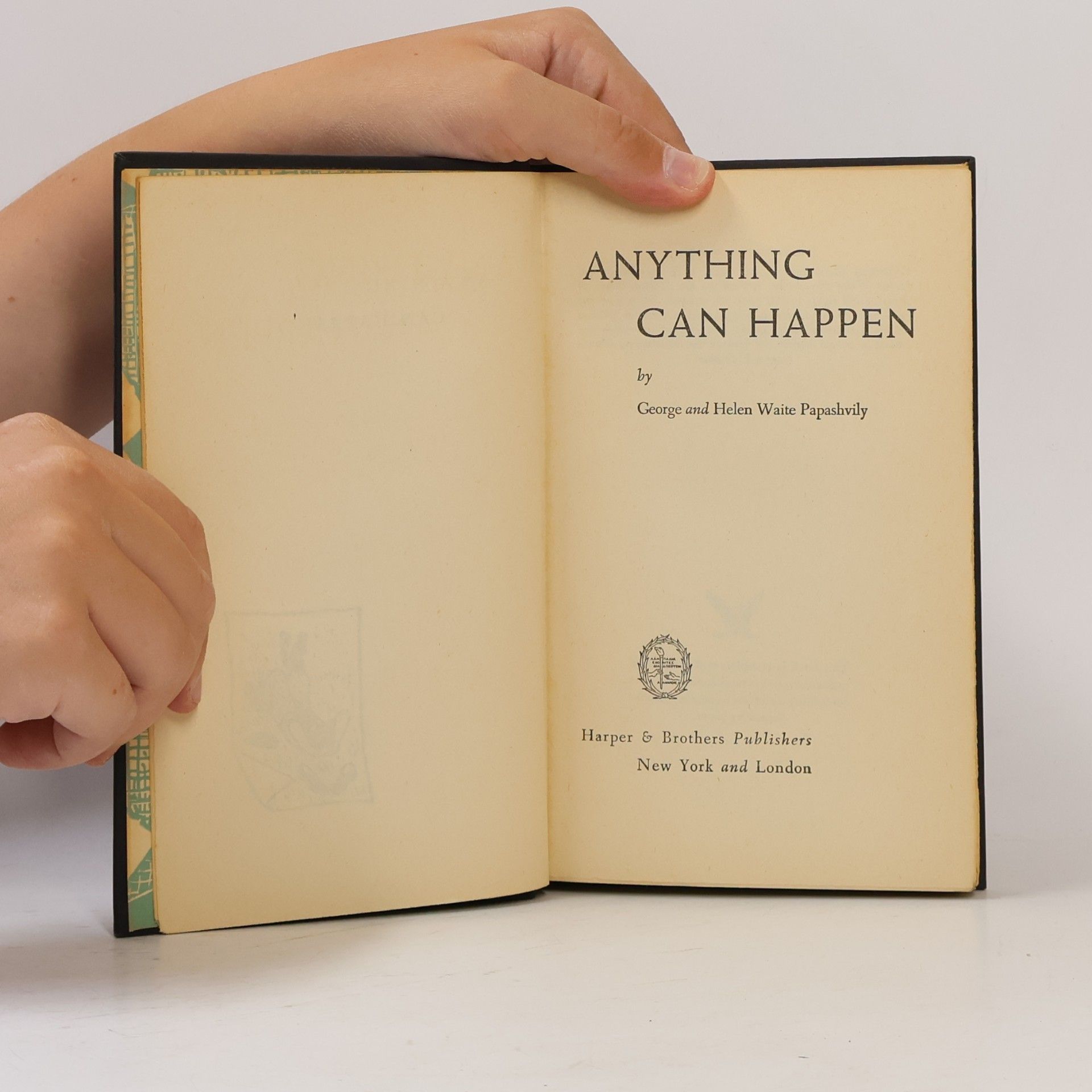 George Papashvily Anything Can Happen