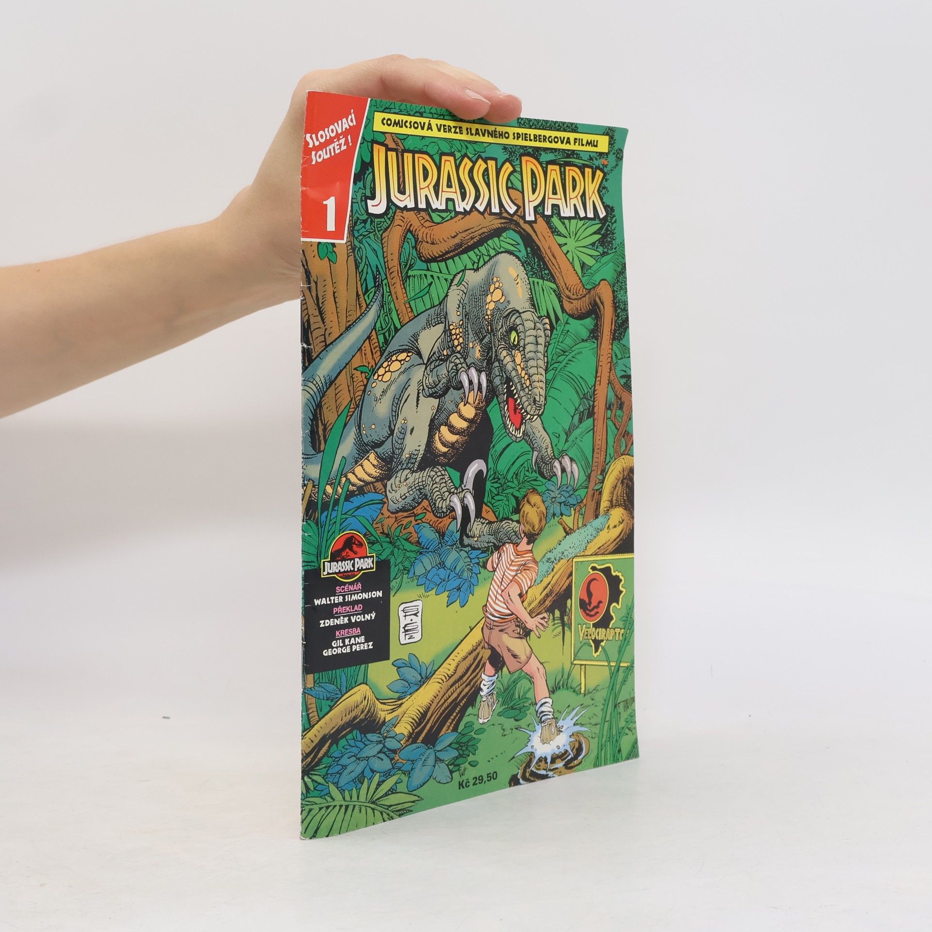 Gil Kane Jurassic Park : comicsová verze slavného Spielbergova filmu. Část 1